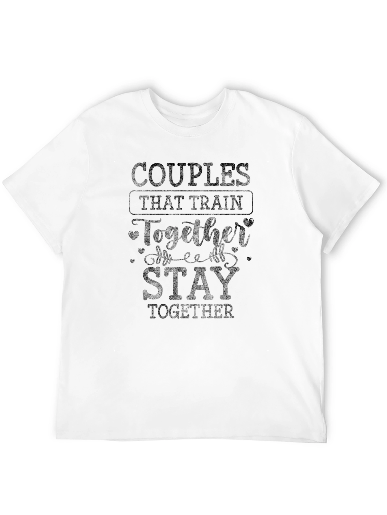 Camiseta Negra de Entrenamiento para Parejas