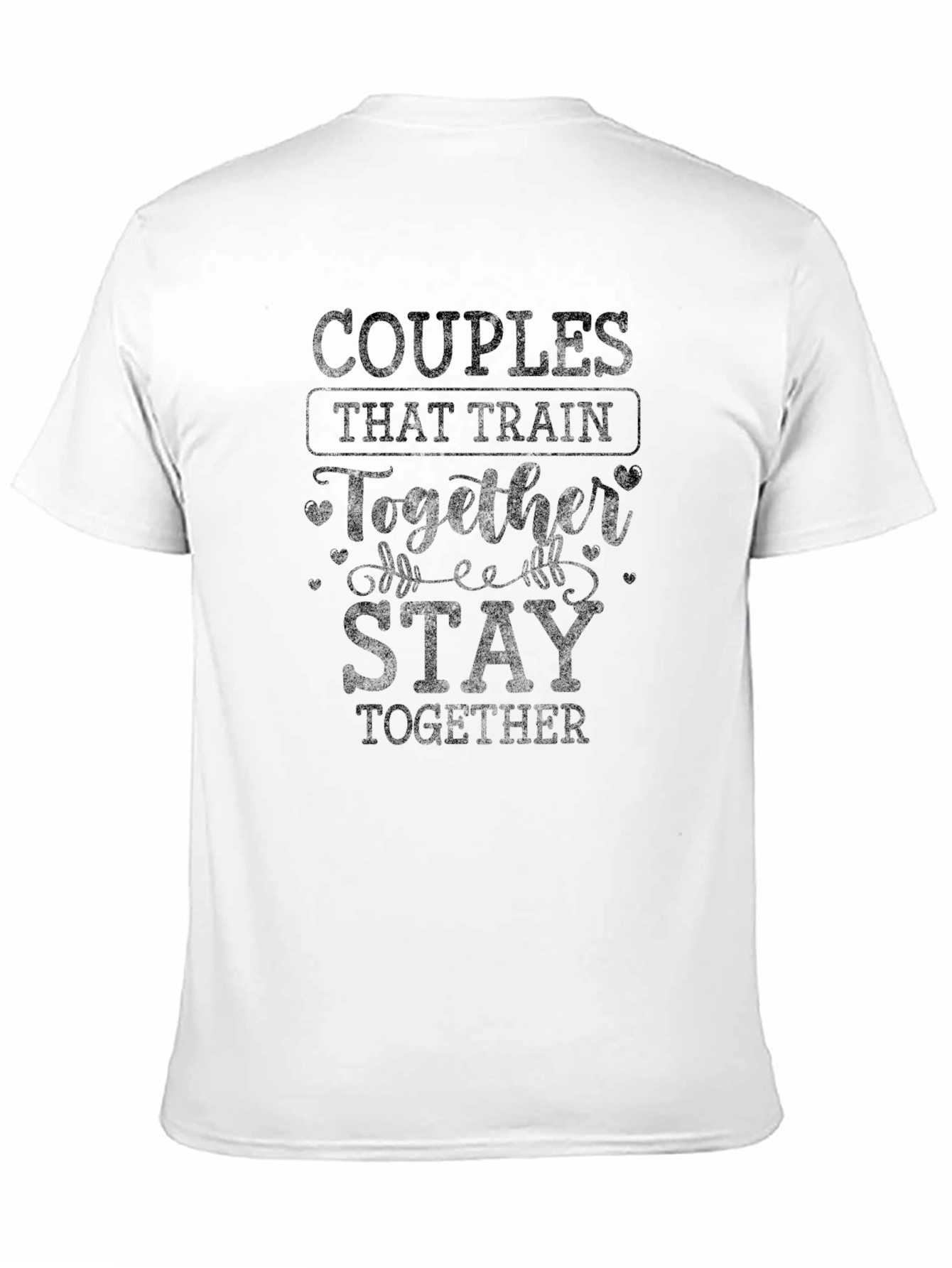 Camiseta Negra de Entrenamiento para Parejas