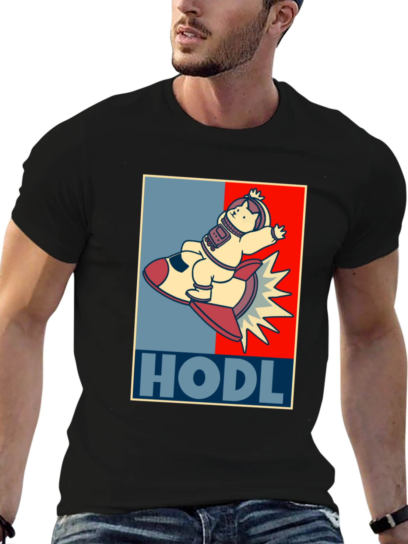 Camiseta HODL: ¡A la Luna con Estilo!