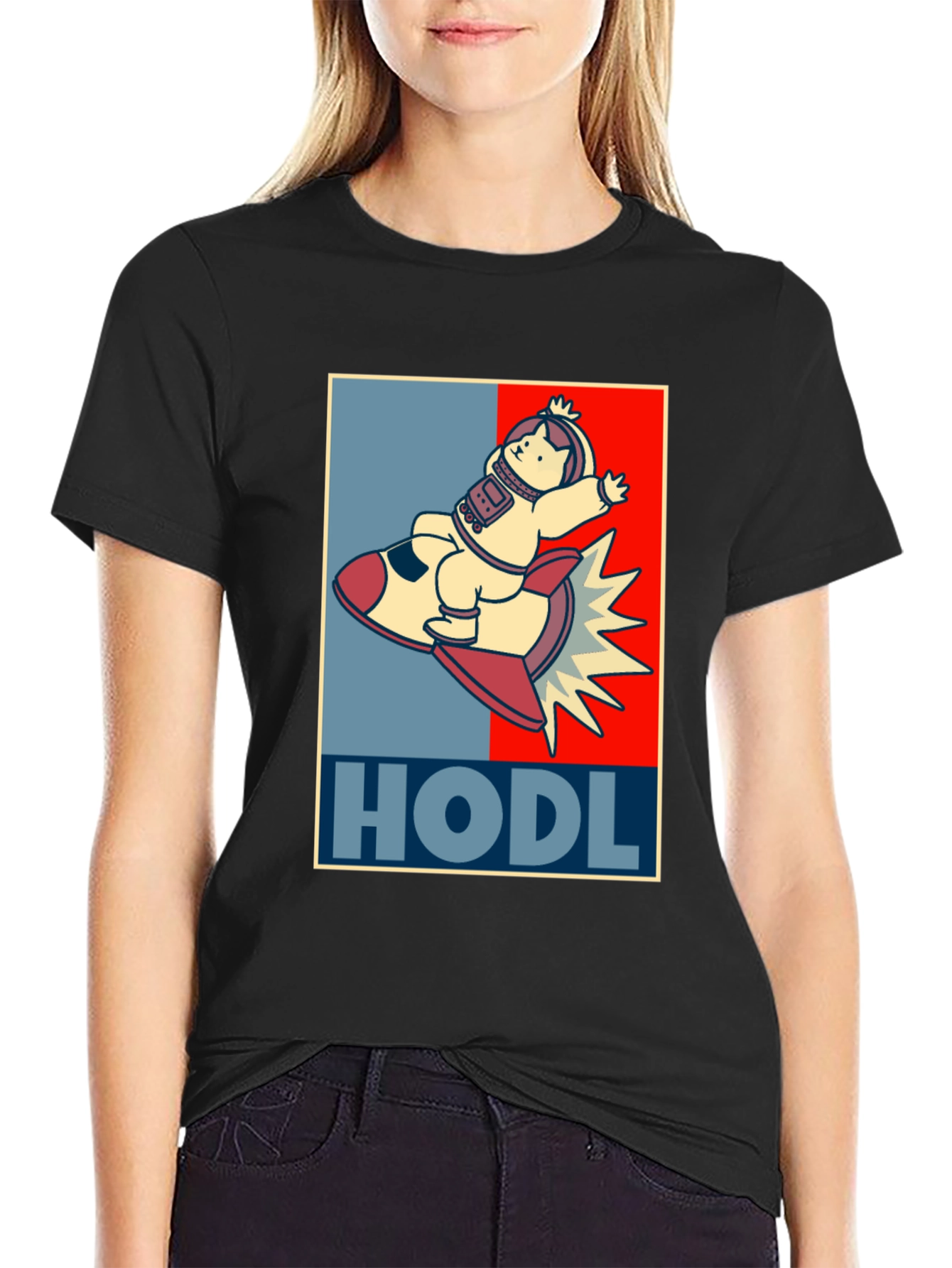 Camiseta HODL: ¡A la Luna con Estilo!