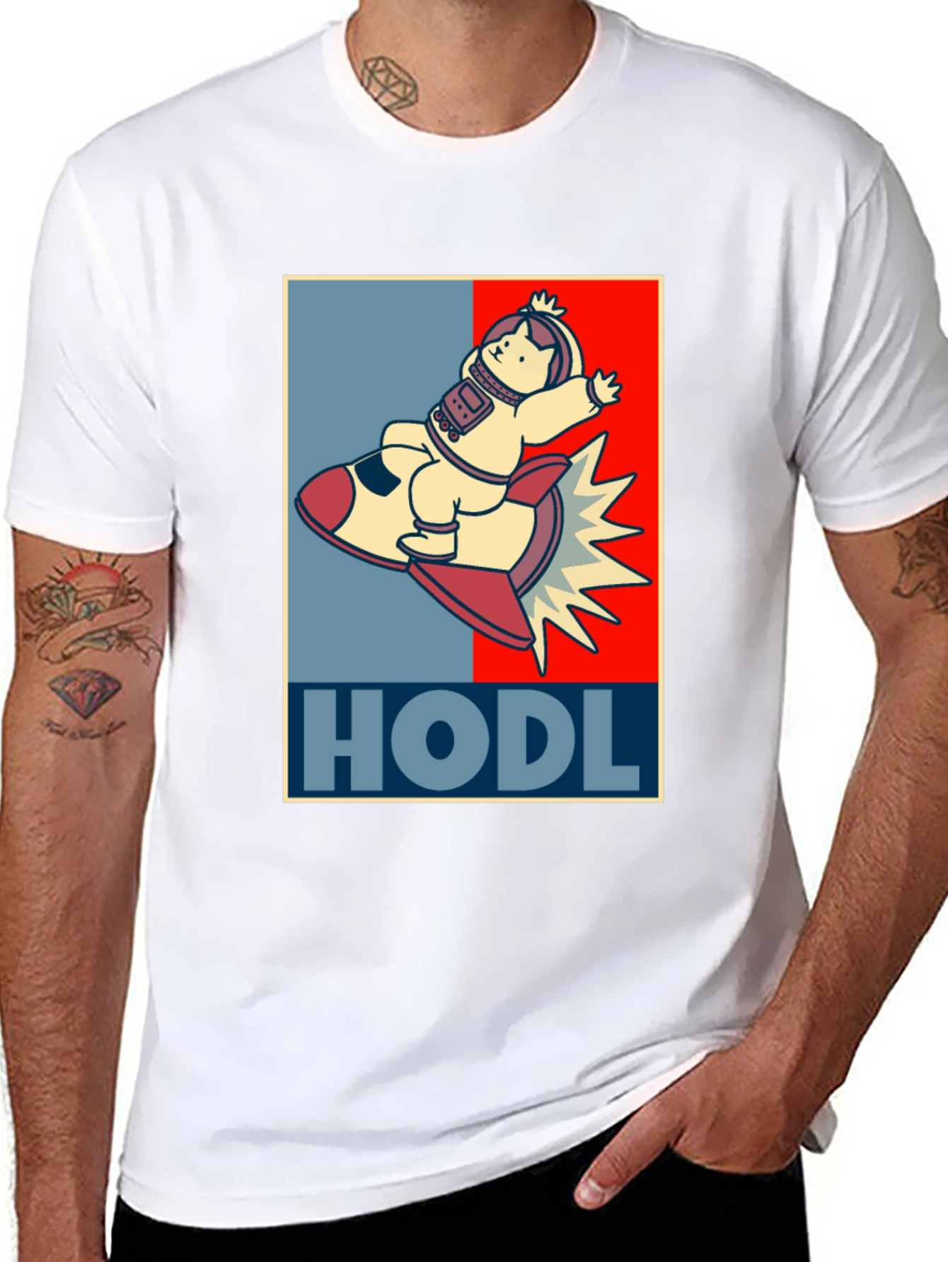 Camiseta HODL: ¡A la Luna con Estilo!
