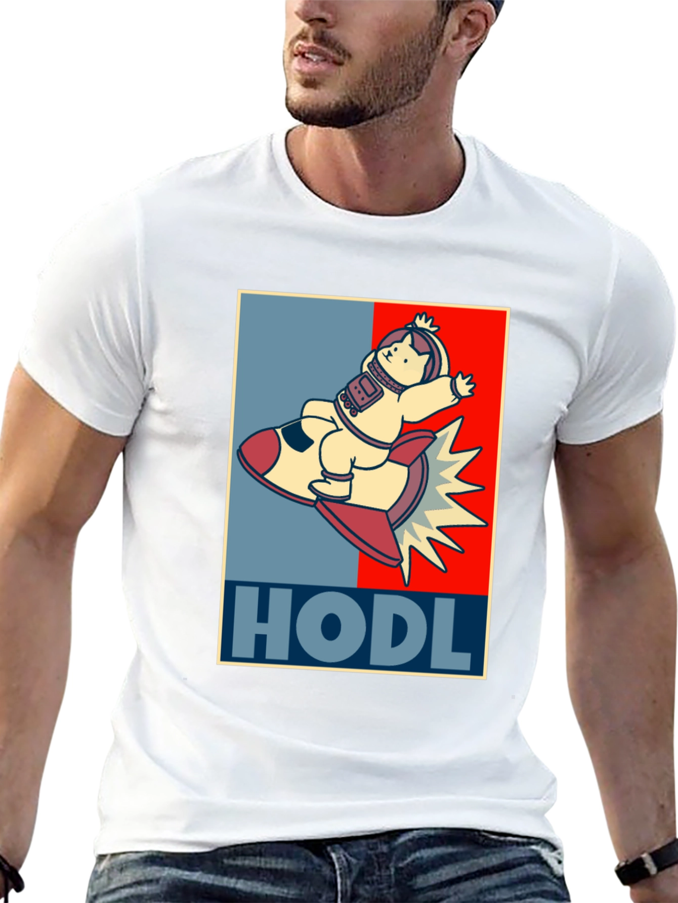 Camiseta HODL: ¡A la Luna con Estilo!