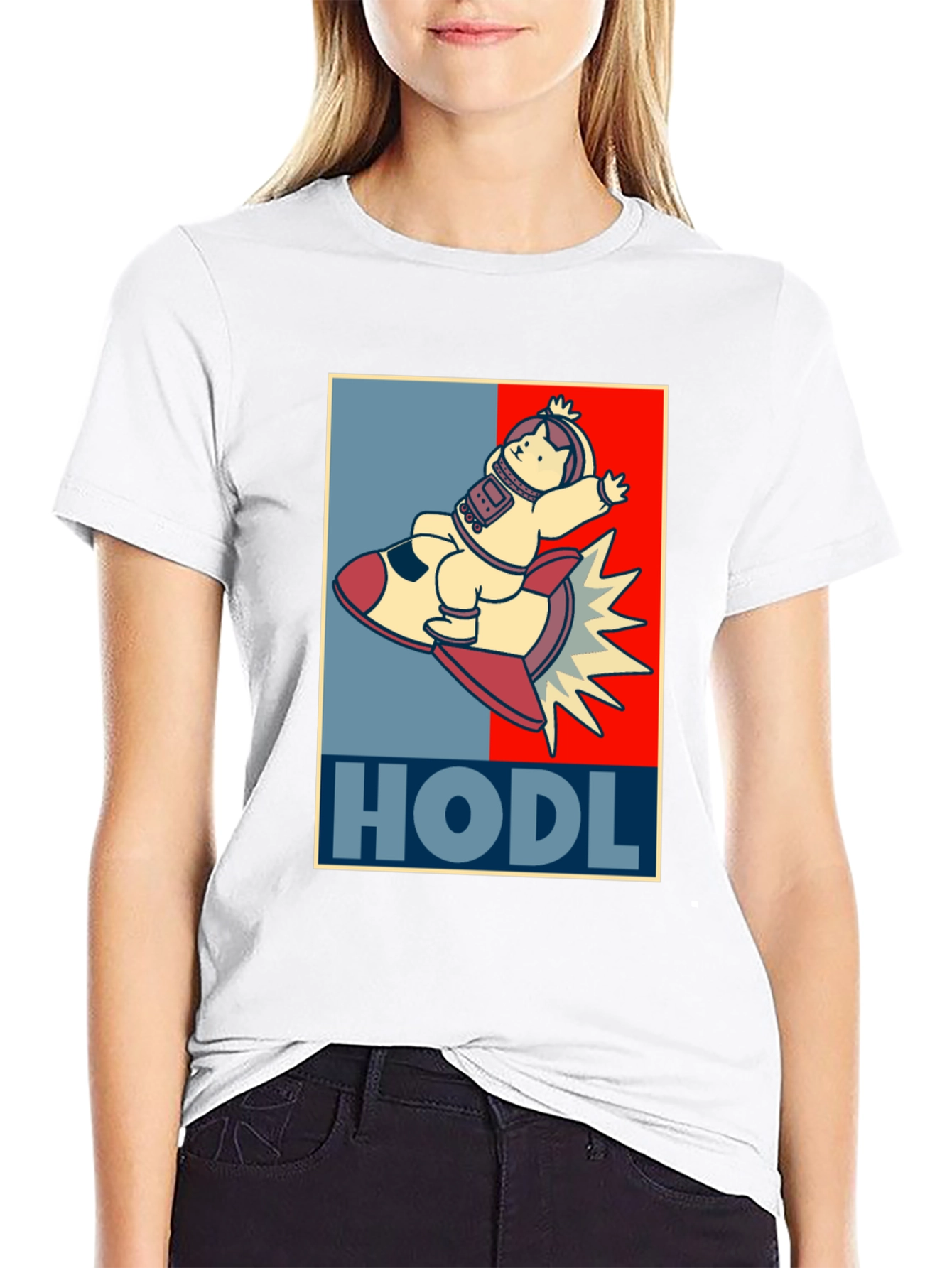 Camiseta HODL: ¡A la Luna con Estilo!