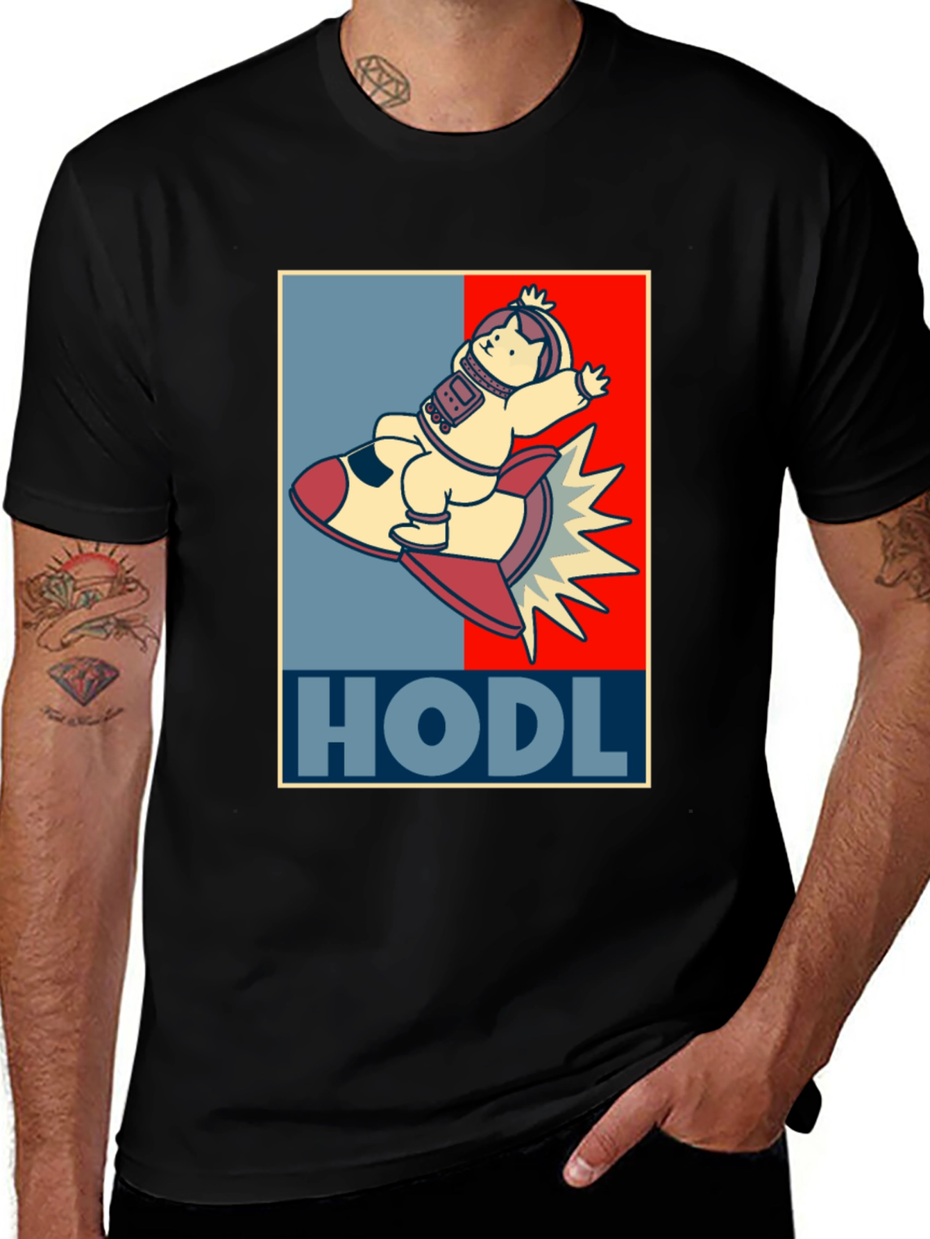 Camiseta HODL: ¡A la Luna con Estilo!
