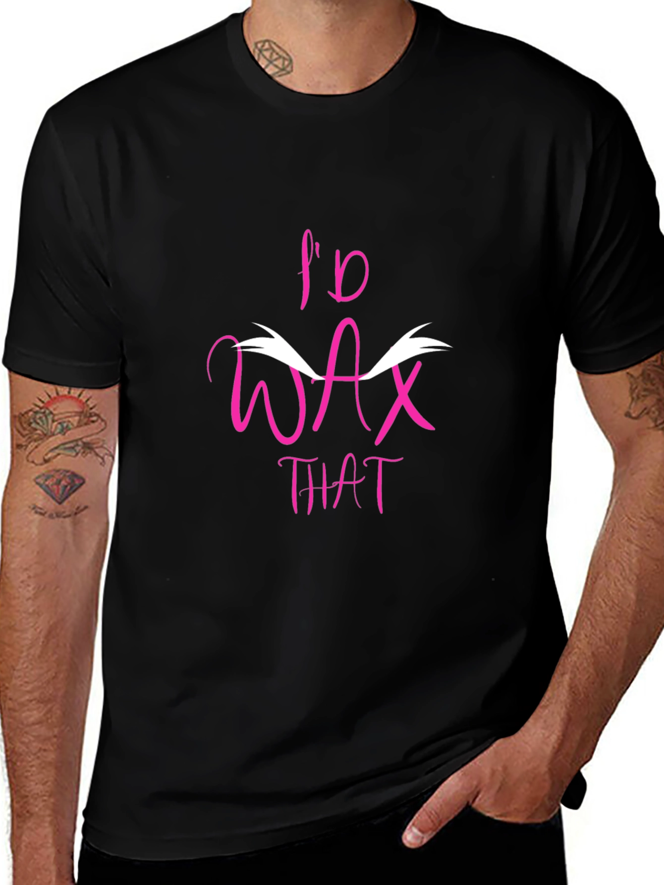 Camiseta Negra Id Wax That