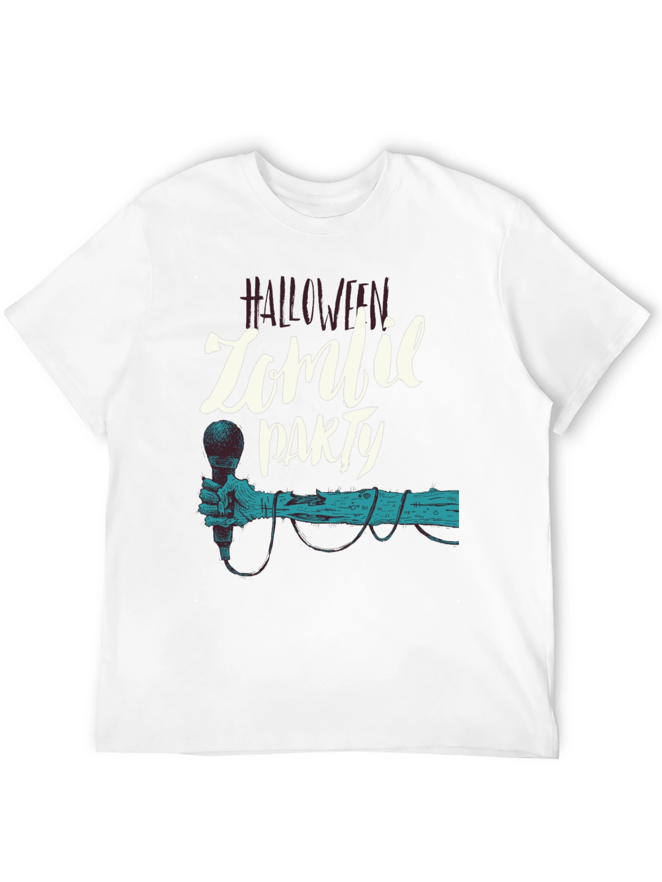 Camiseta Negra Halloween Zombie Party