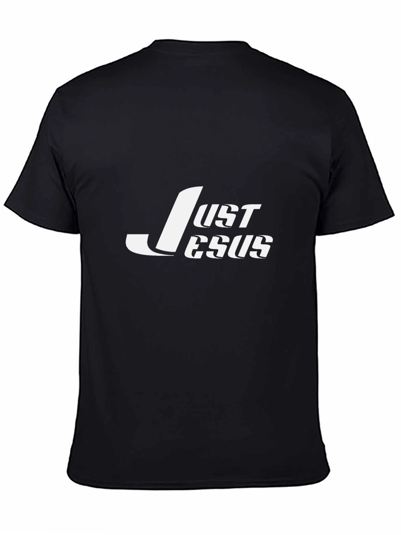 Camiseta Negra Just Jesus para Hombre