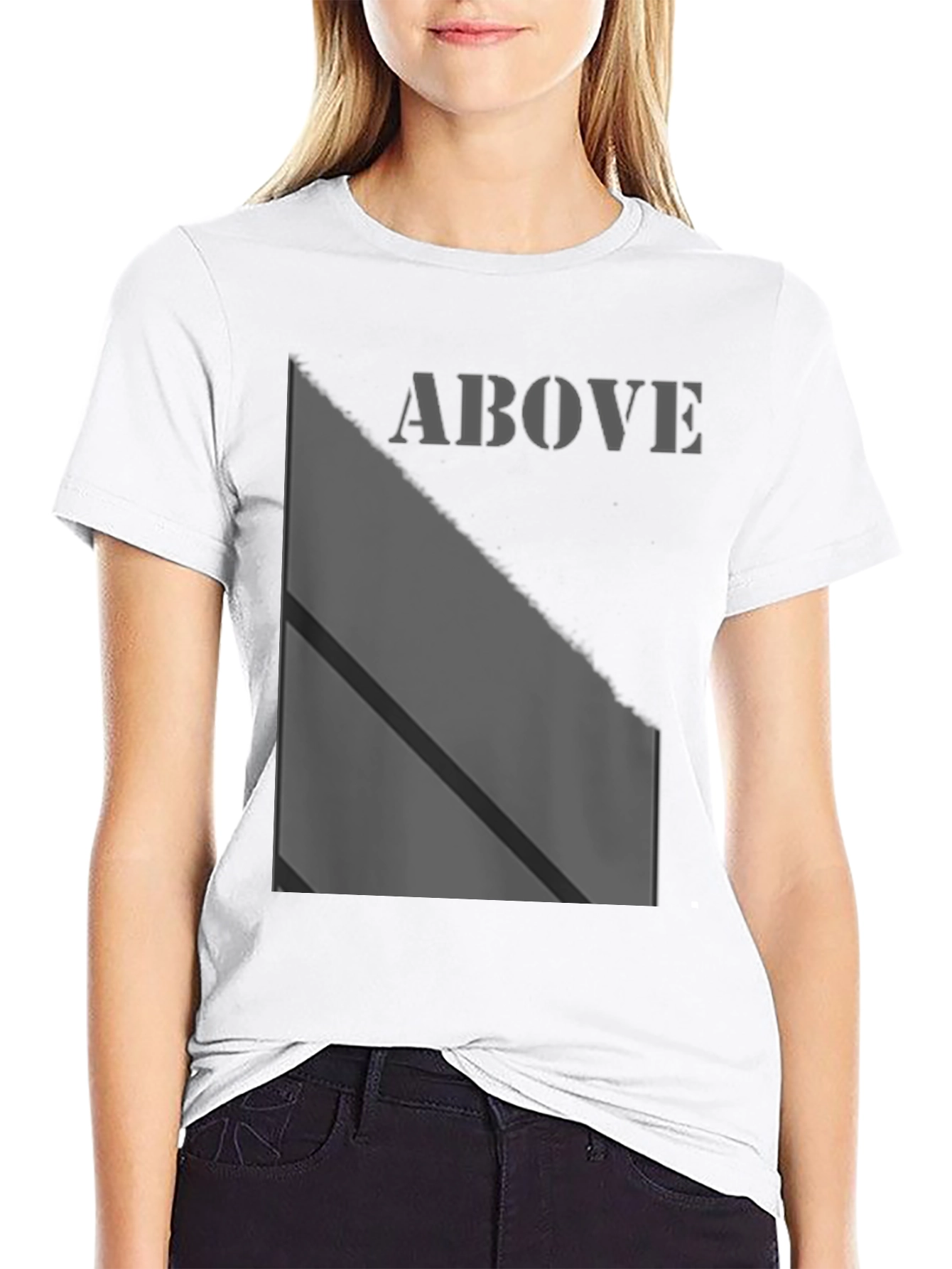 Camiseta Negra ABOVE Estilo Urbano