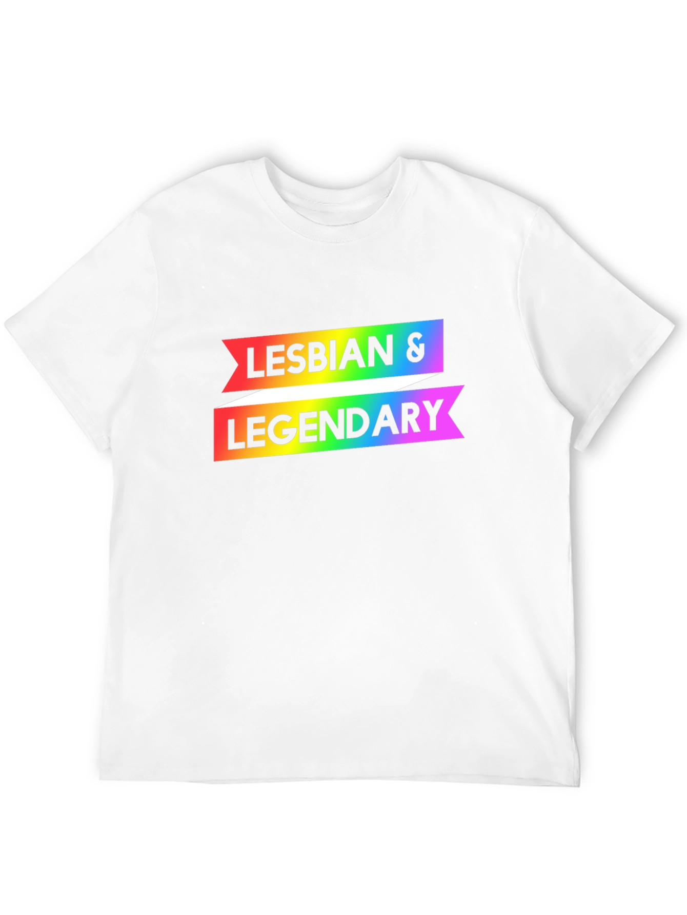 Camiseta Negra Lesbian & Legendary Orgullo Gay