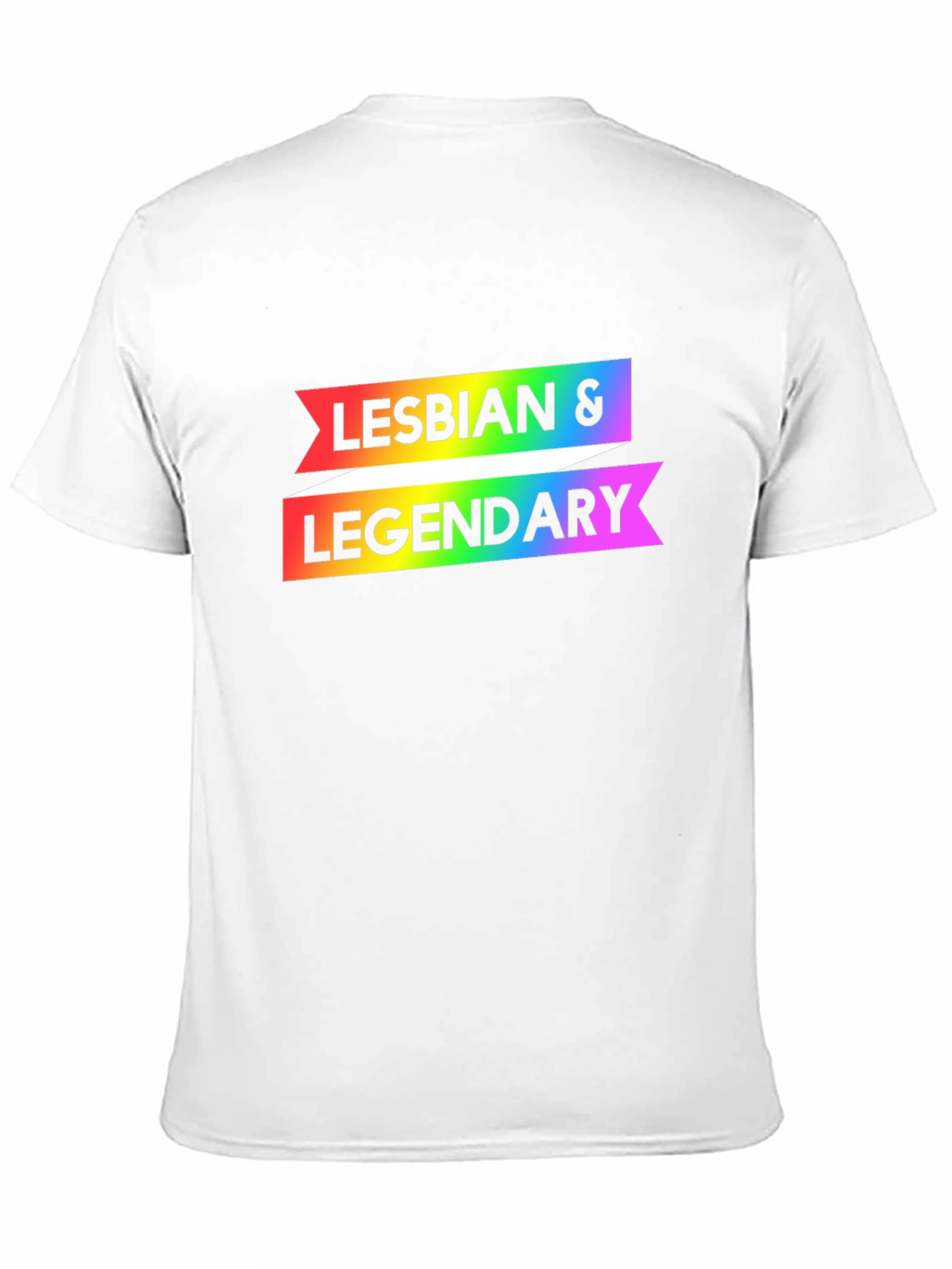 Camiseta Negra Lesbian & Legendary Orgullo Gay