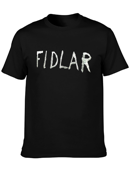 Camiseta Negra FIDLAR para Hombre - Estilo Casual