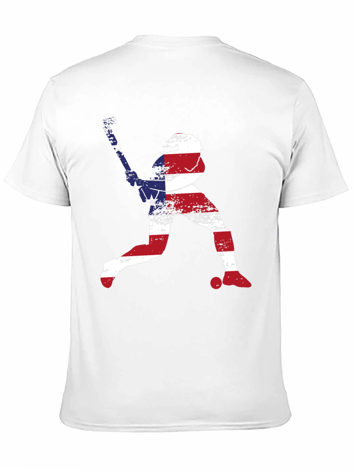 Camiseta Negra Béisbol Patriótica