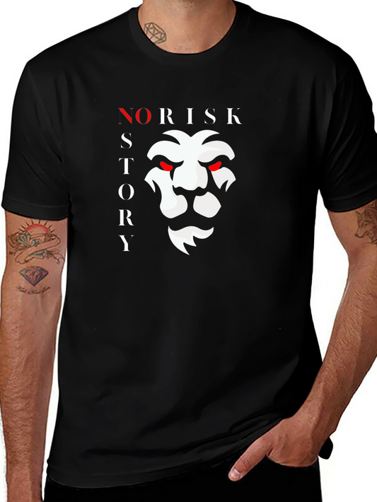 Camiseta Negra: NO RISK STORY con León Intenso