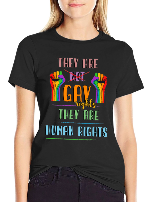 Camiseta con Mensaje de Derechos Humanos LGBT