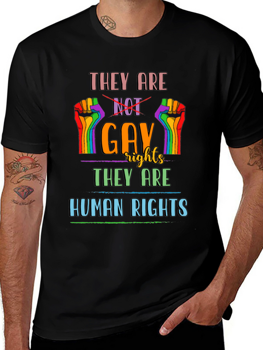 Camiseta con Mensaje de Derechos Humanos LGBT