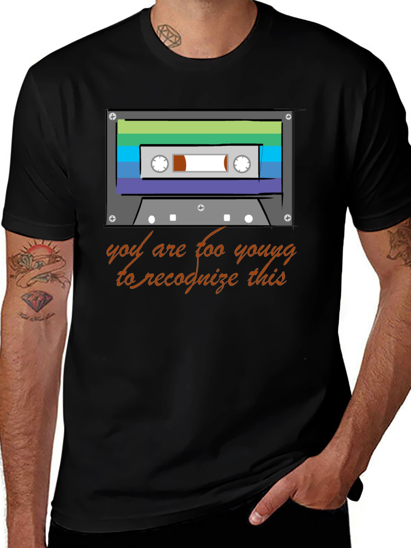 Camiseta Retro Cassette - ¿La recuerdas?