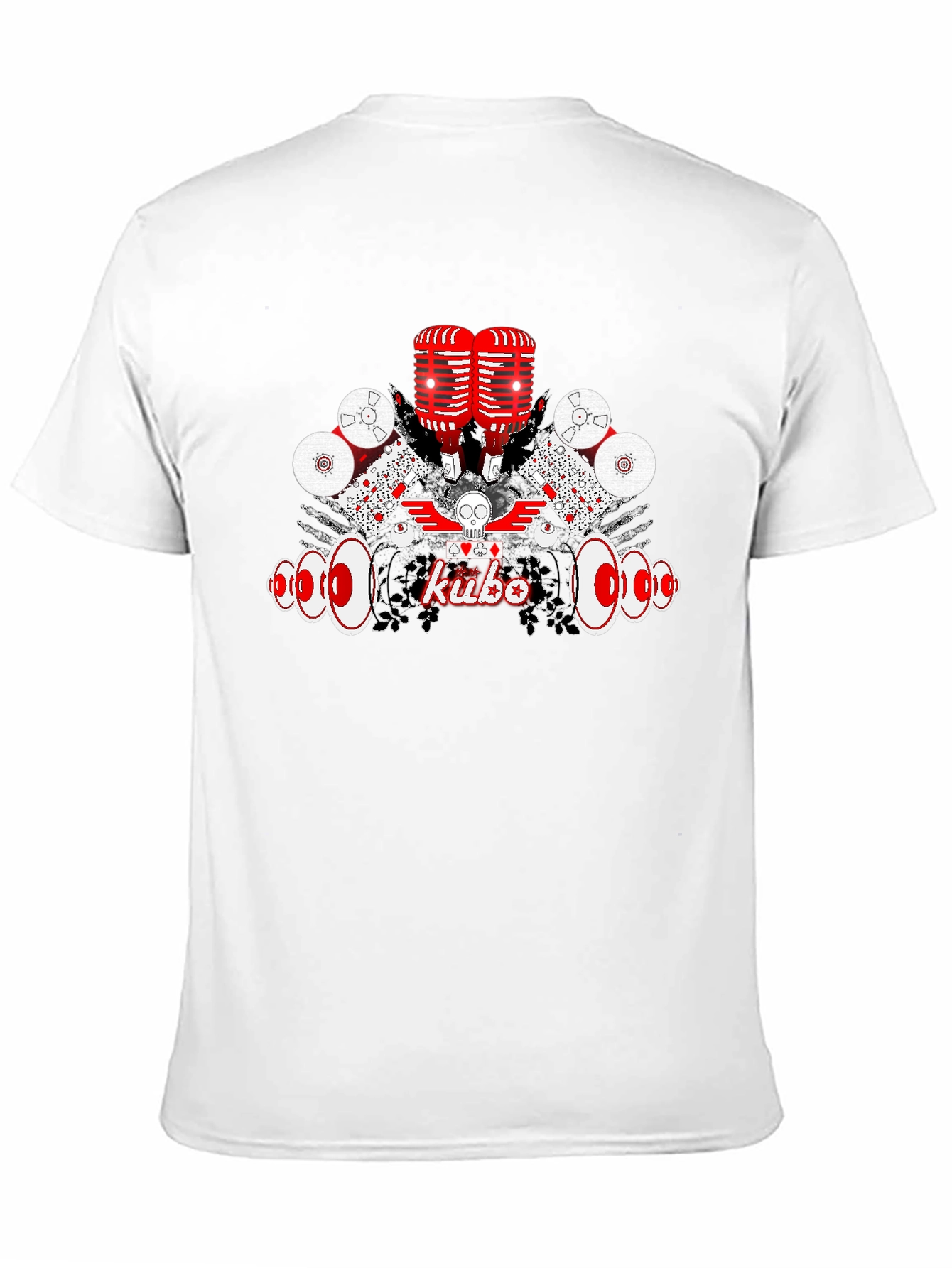 Camiseta Negra Estampada Kubo - Estilo Urbano