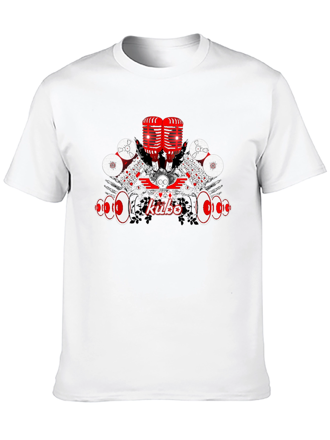 Camiseta Negra Estampada Kubo - Estilo Urbano