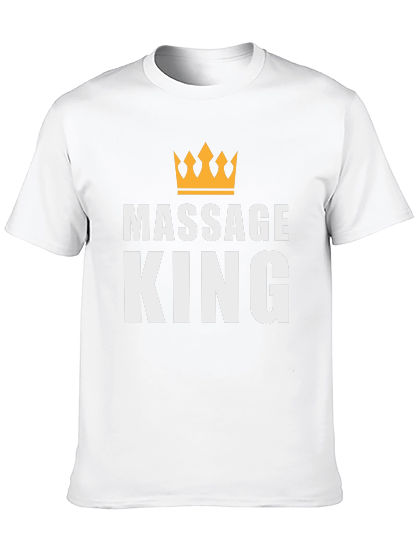 Camiseta Massage King Negra para Hombre