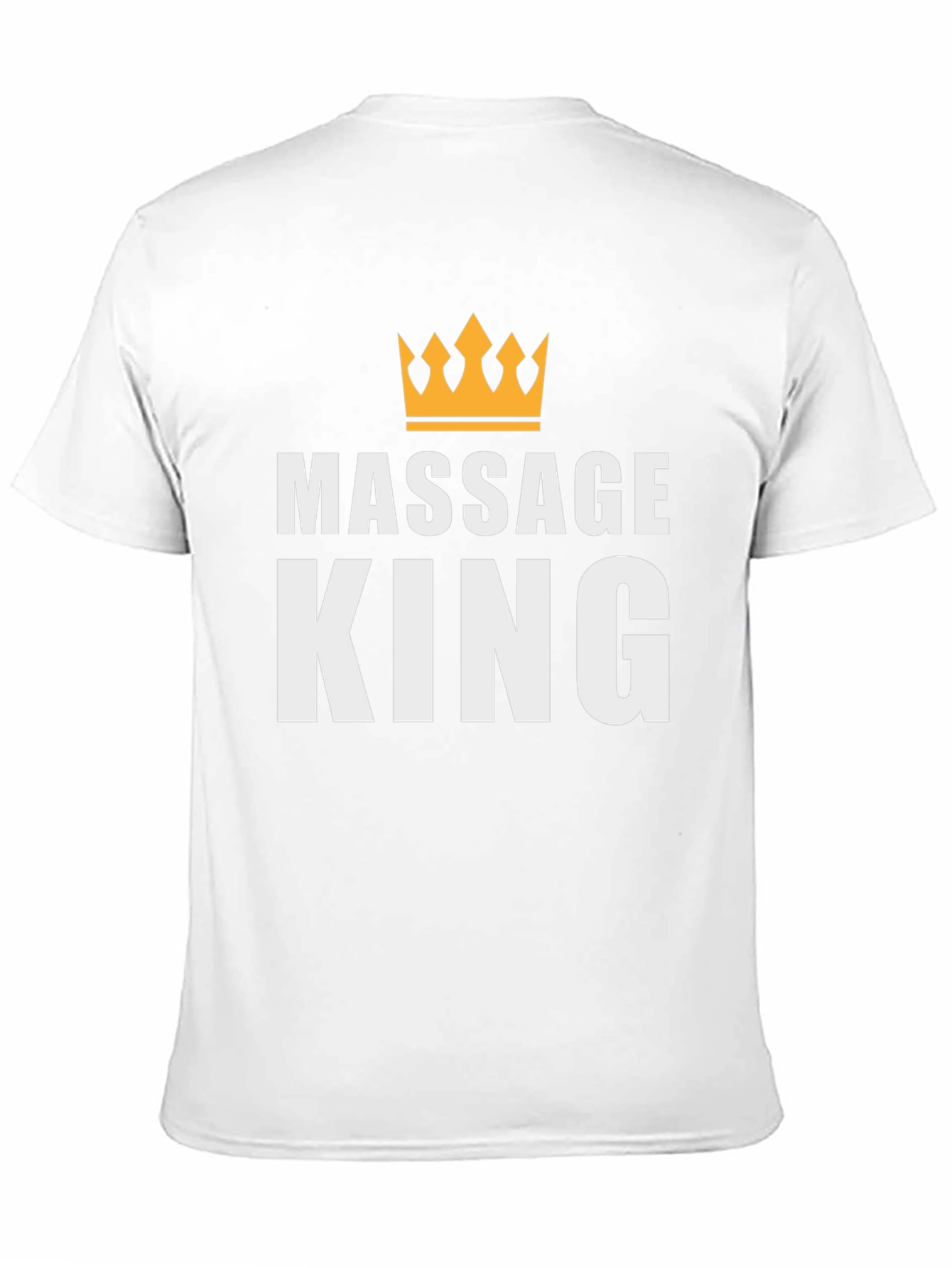 Camiseta Massage King Negra para Hombre