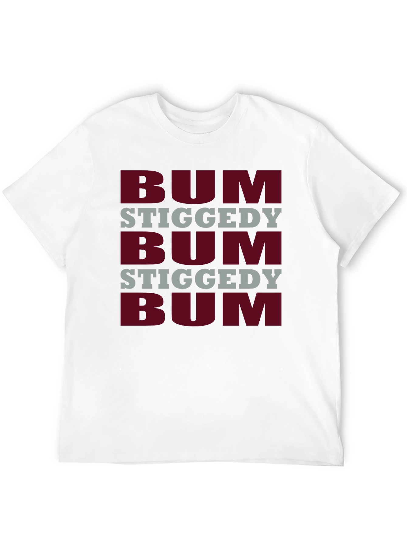 Camiseta Negra Estampada Bum Stiggedy Bum