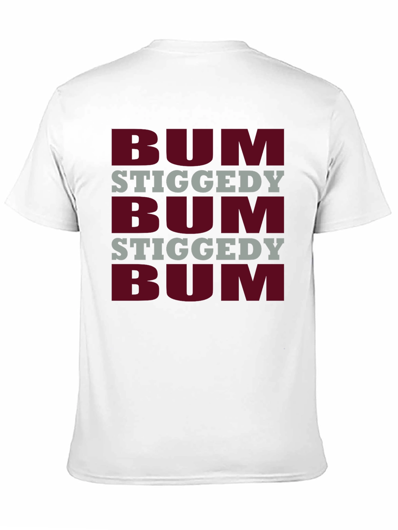 Camiseta Negra Estampada Bum Stiggedy Bum
