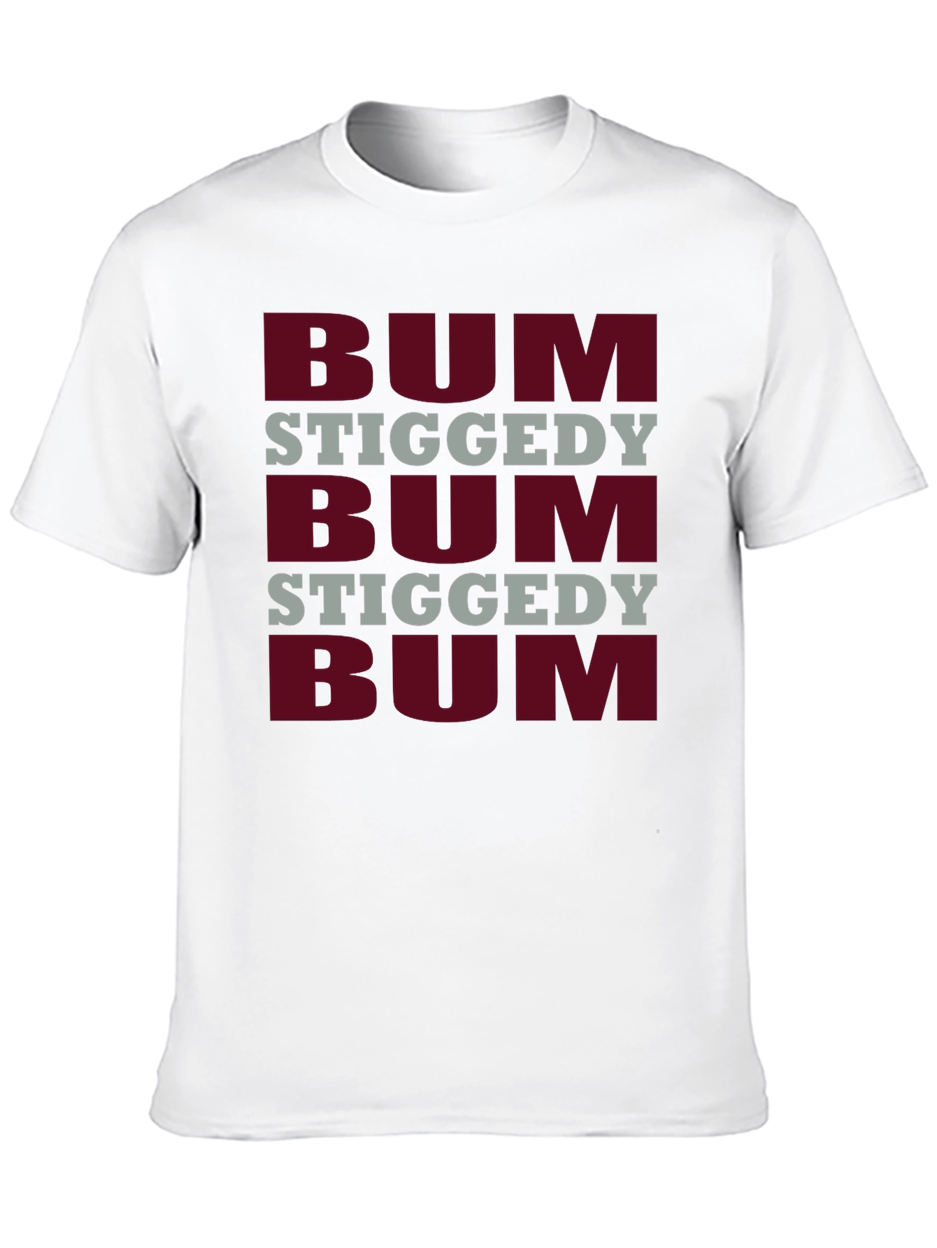 Camiseta Negra Estampada Bum Stiggedy Bum