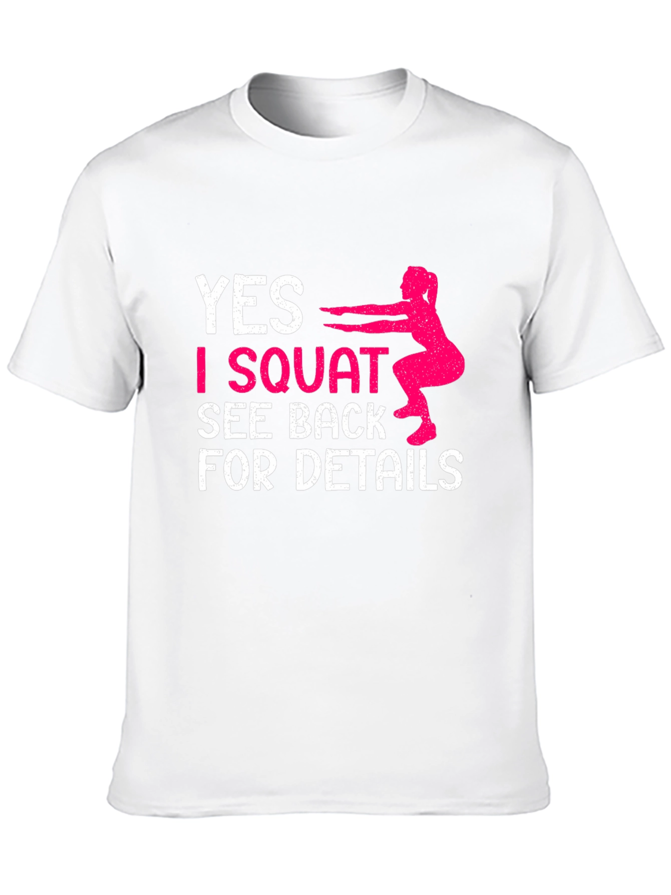 Camiseta Negra Divertida con Diseño de Sentadillas