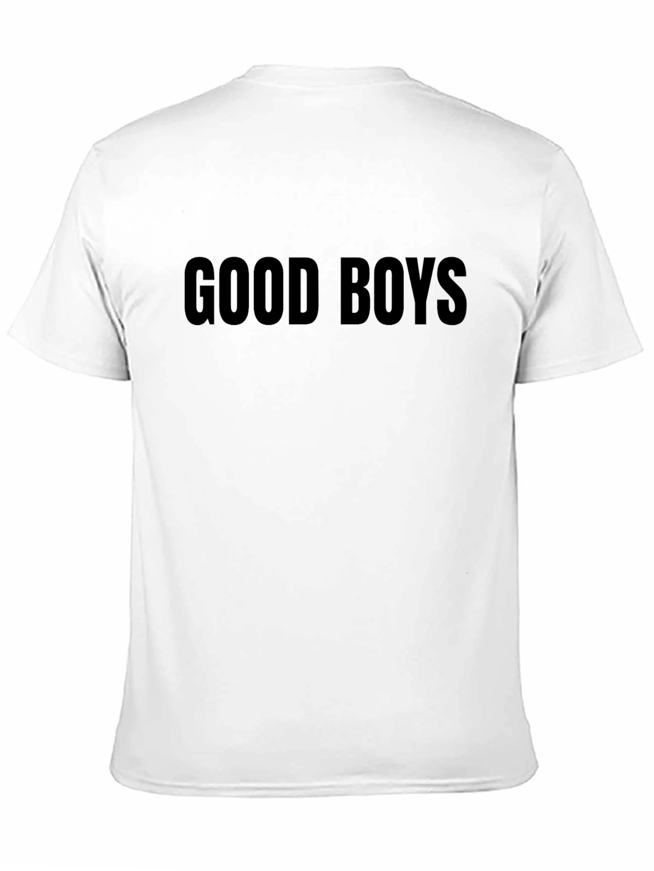 Camiseta Negra Good Boys para Hombre