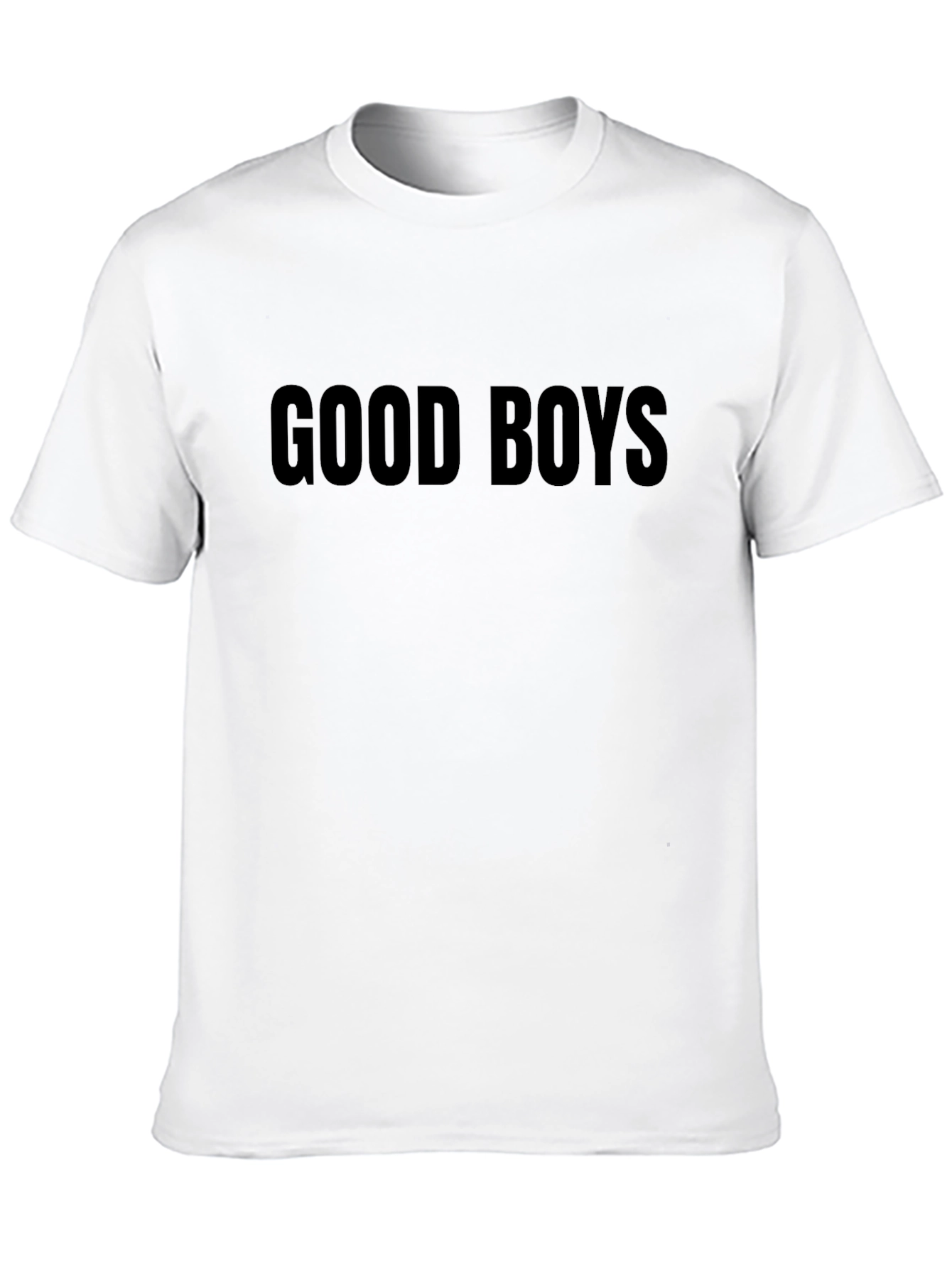Camiseta Negra Good Boys para Hombre
