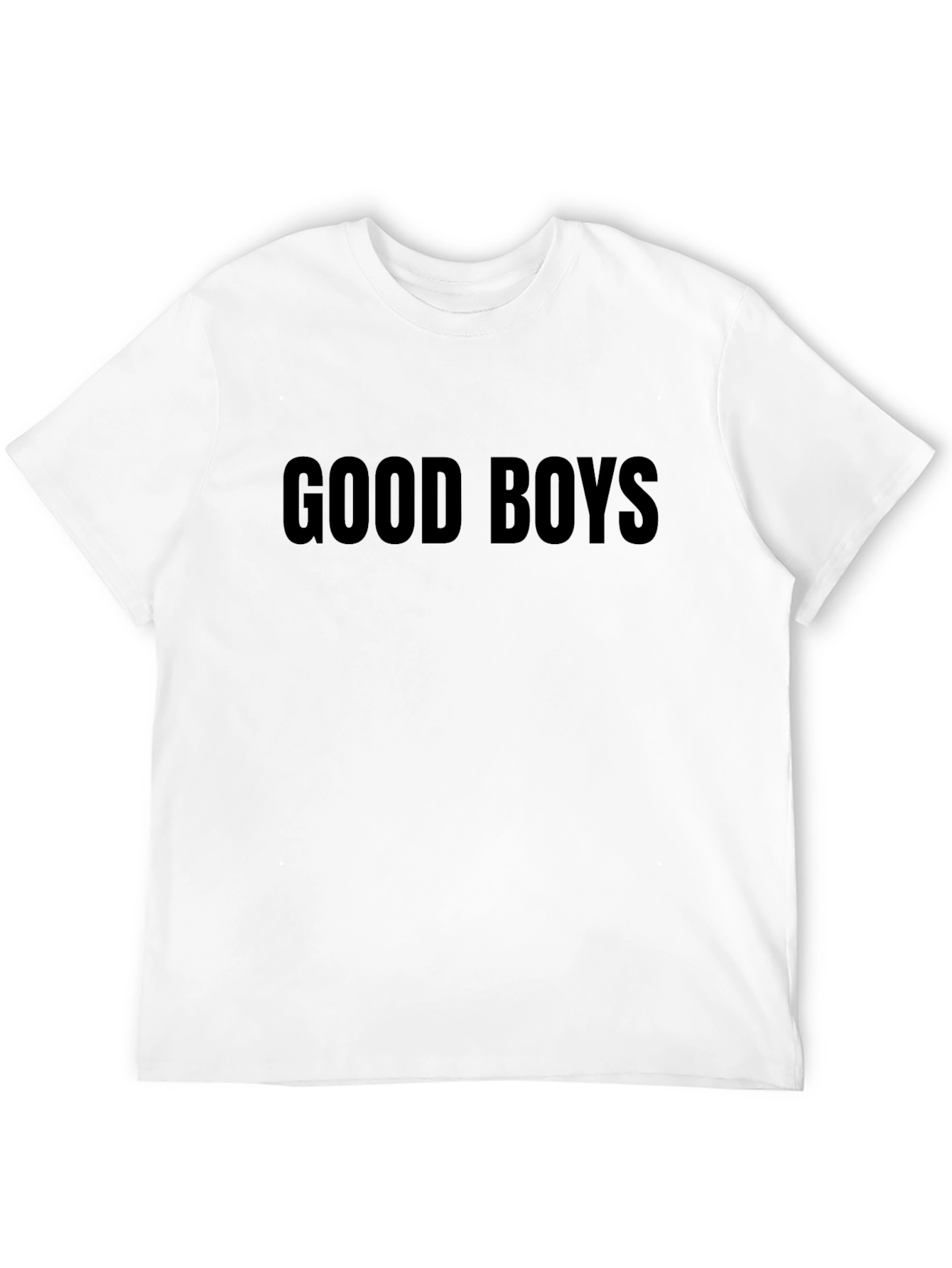 Camiseta Negra Good Boys para Hombre