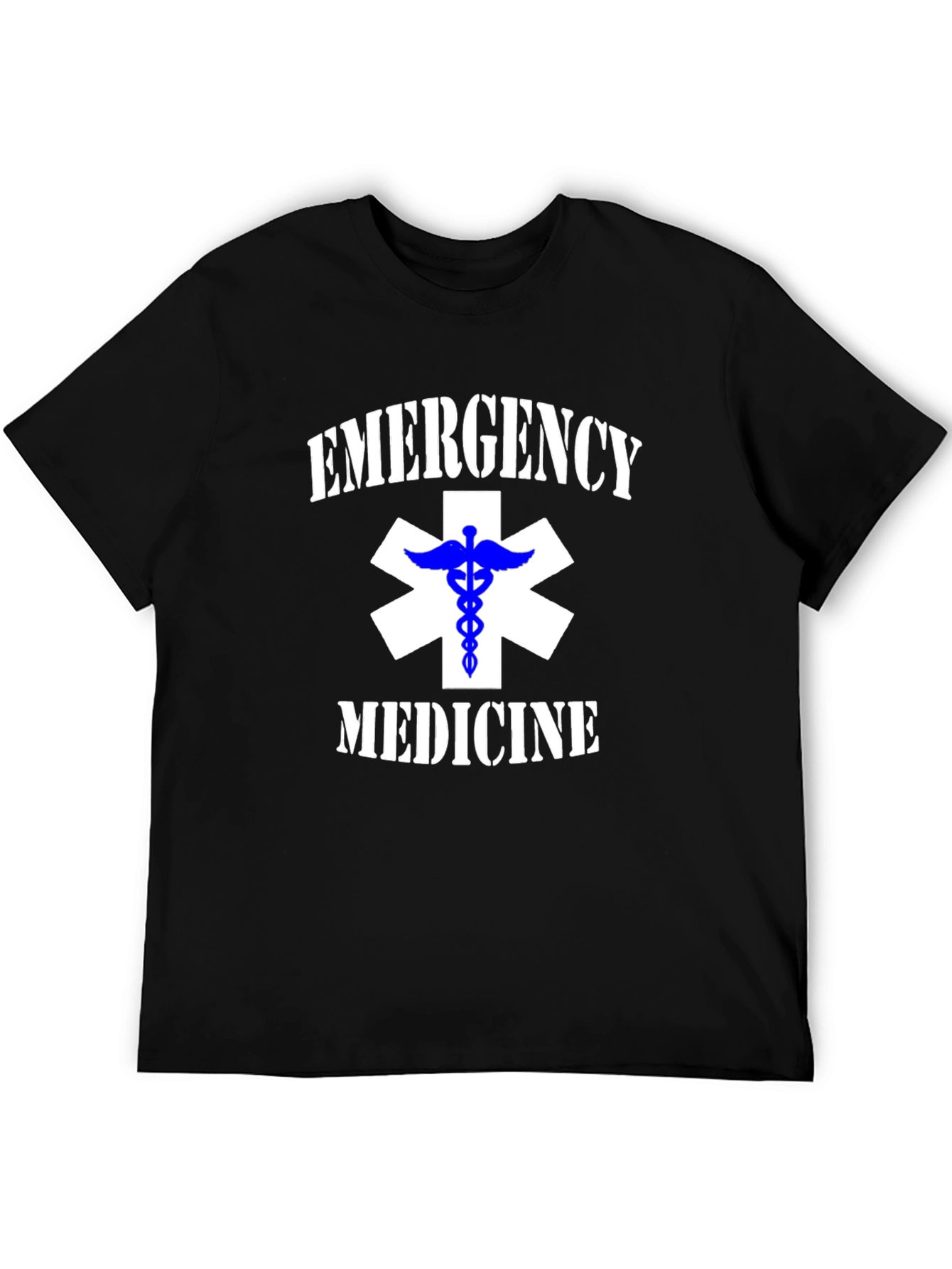Camiseta Negra de Emergencia Médica