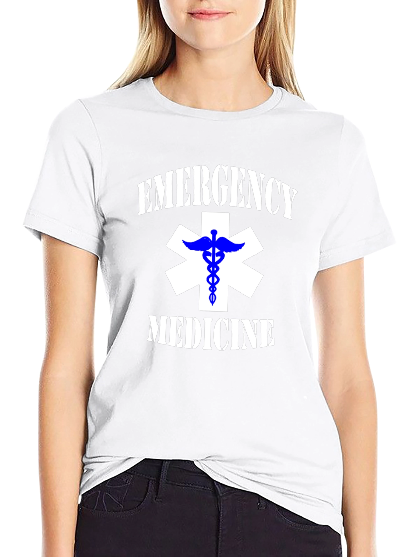 Camiseta Negra de Emergencia Médica