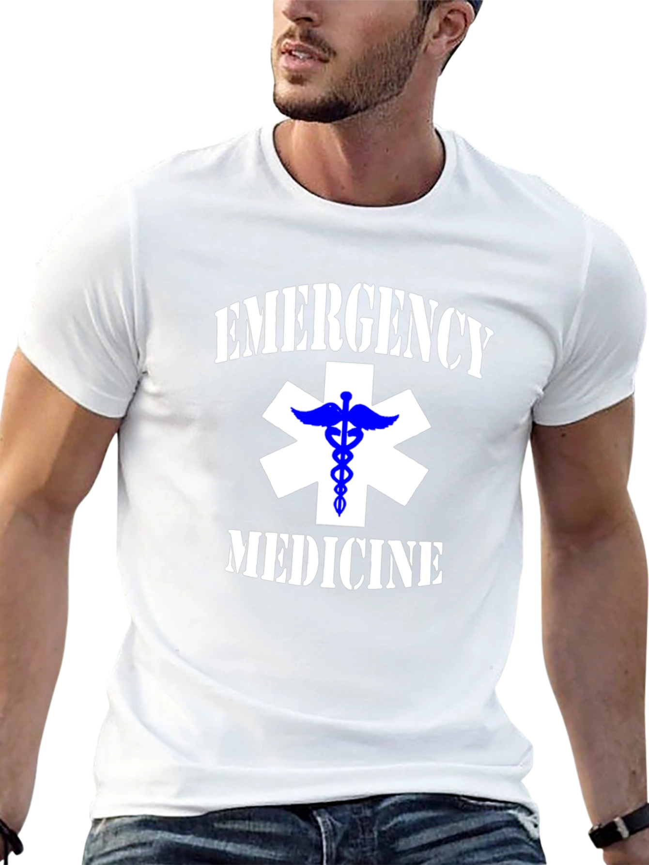 Camiseta Negra de Emergencia Médica