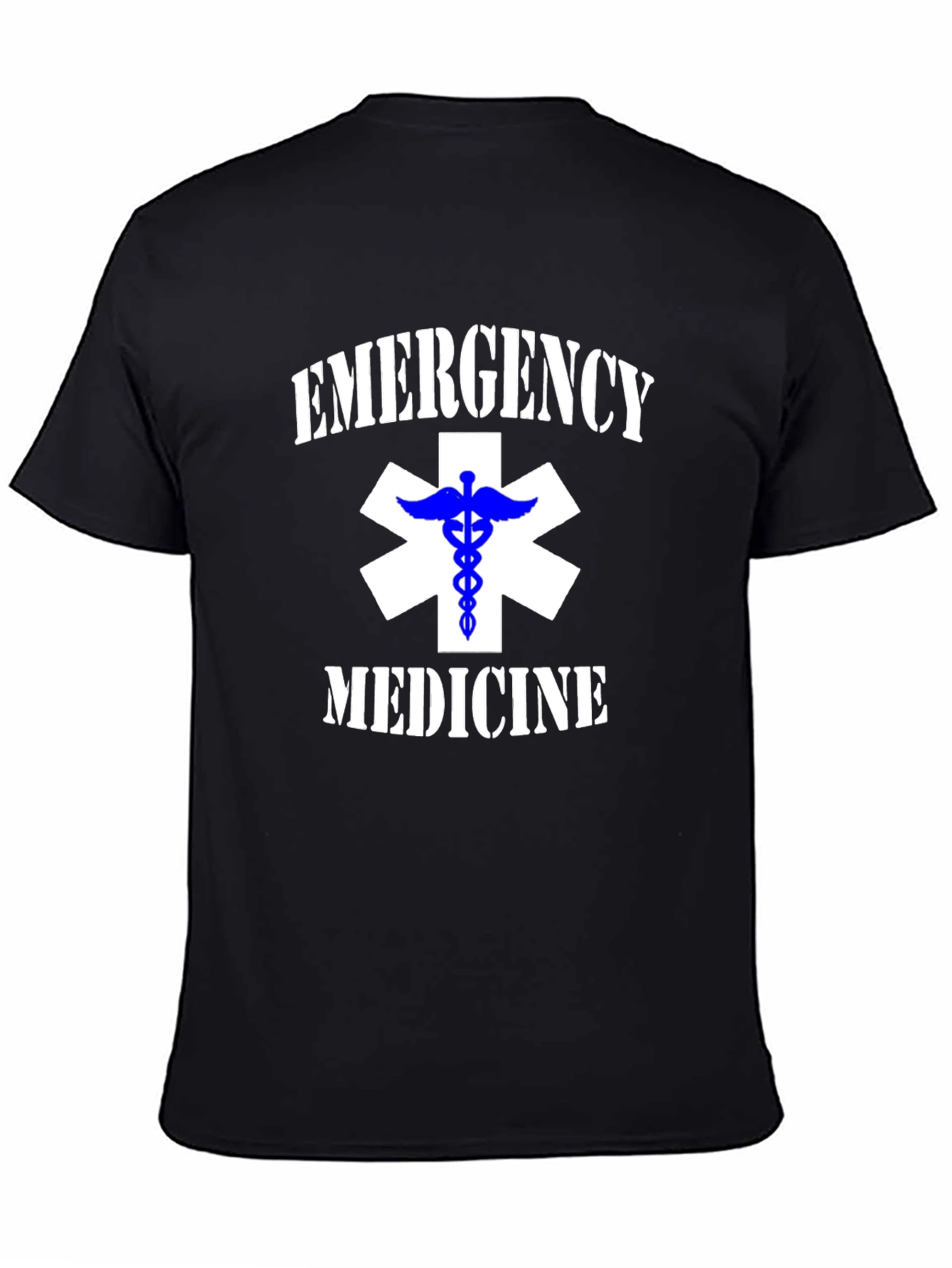 Camiseta Negra de Emergencia Médica