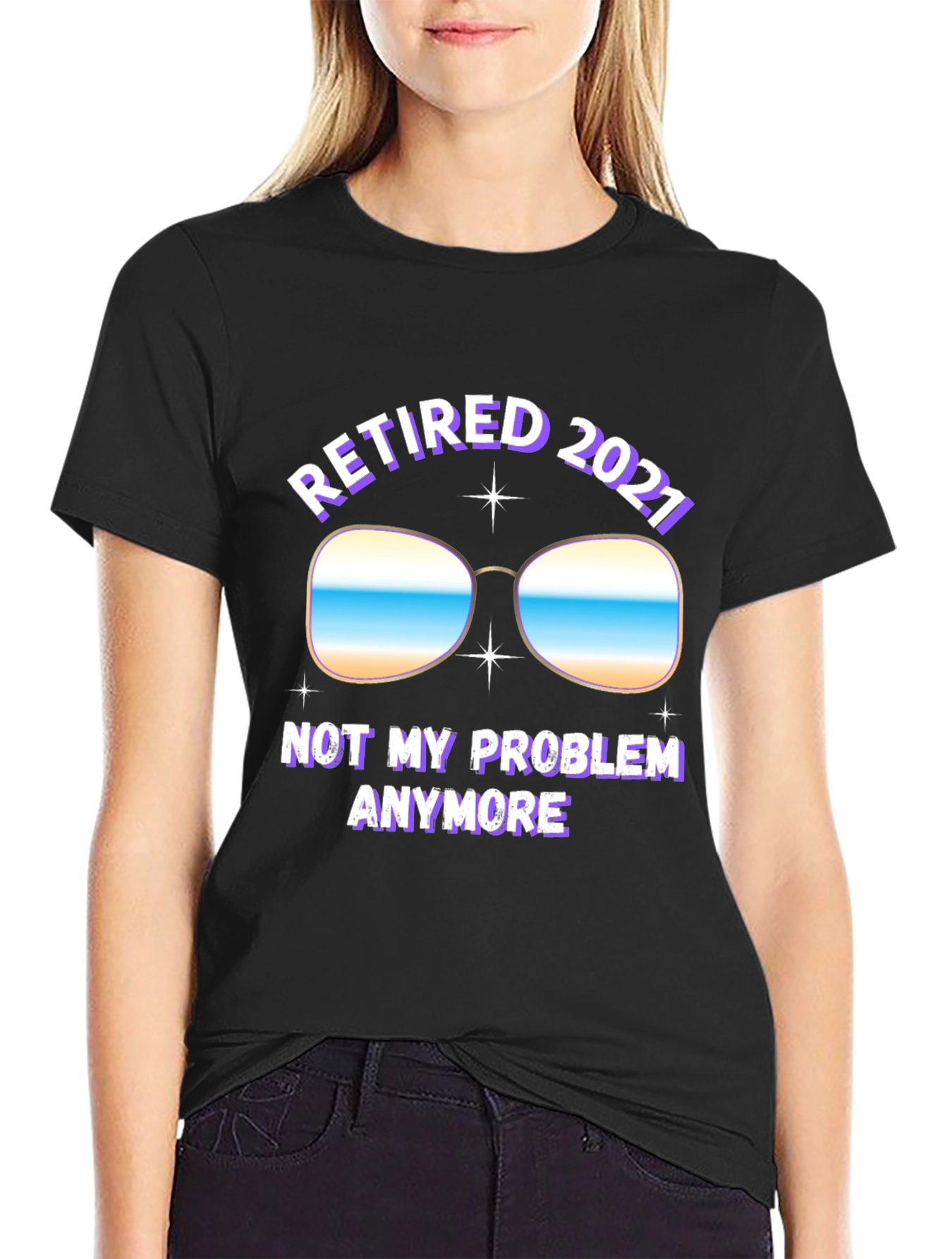 Camiseta Hombre Retirado 2021: No Es Mi Problema