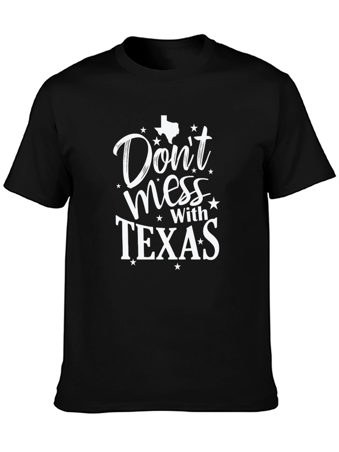 Camiseta Negra Dont Mess With Texas