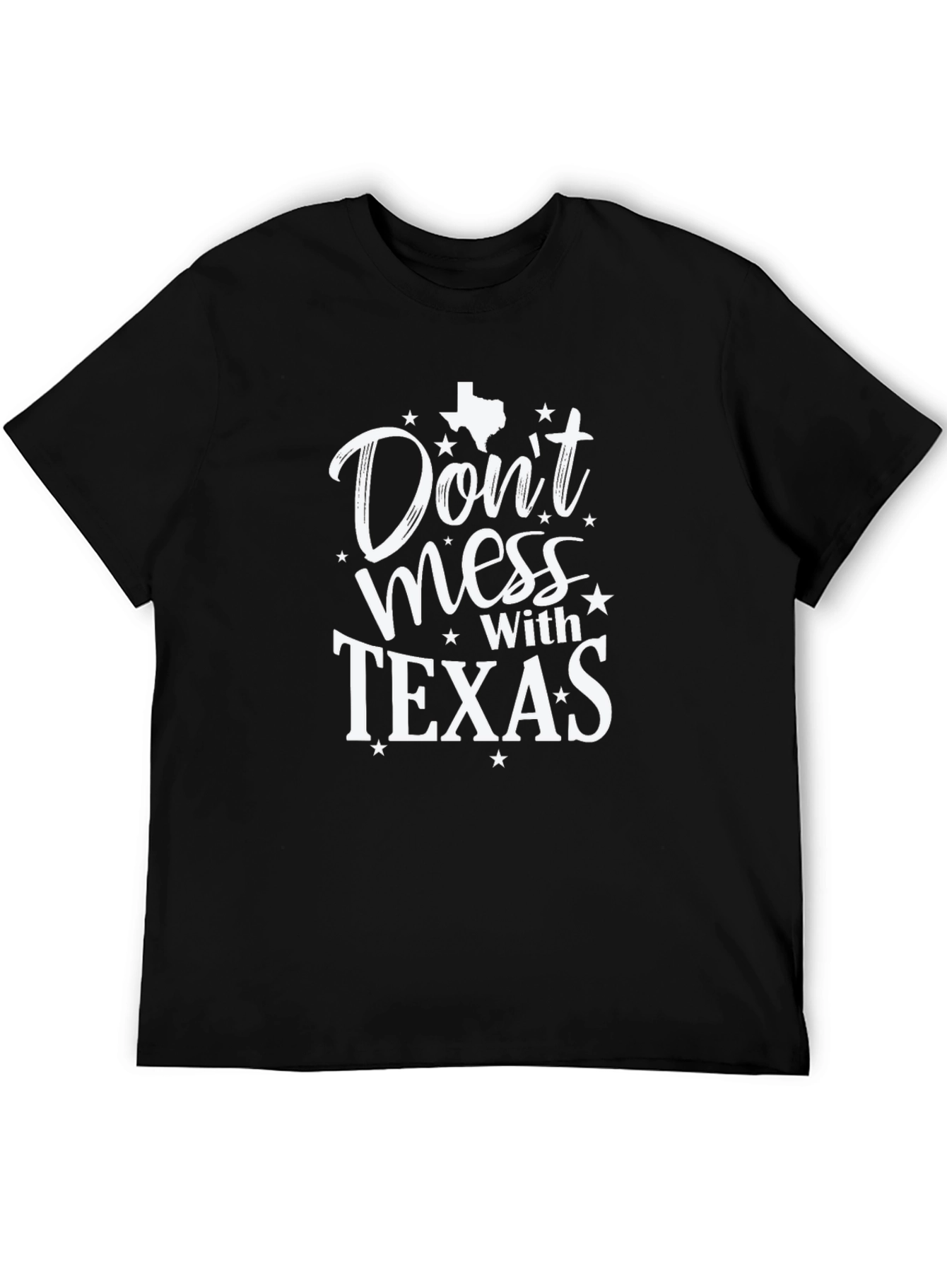 Camiseta Negra Dont Mess With Texas