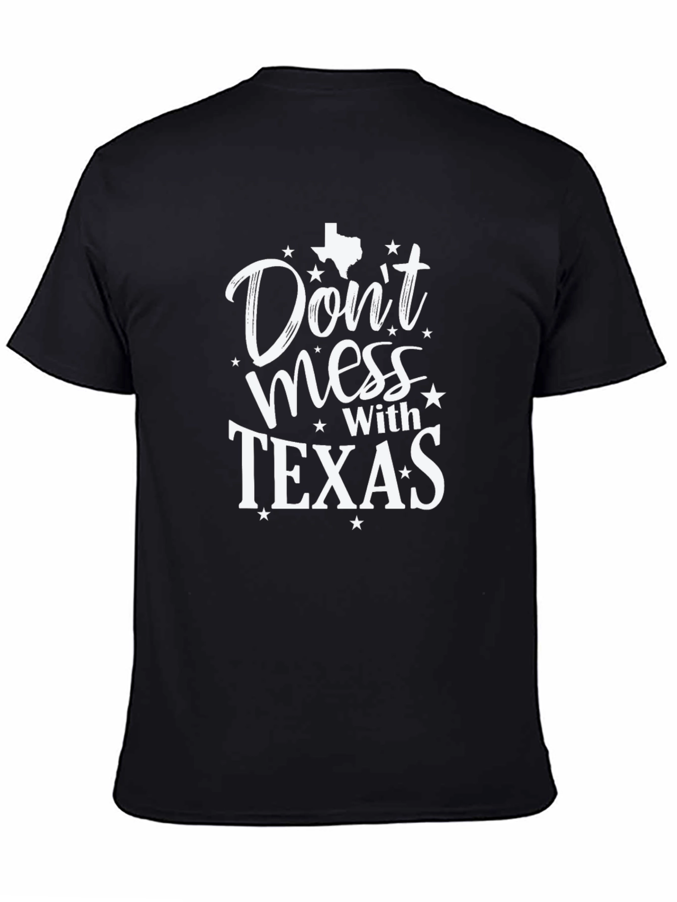 Camiseta Negra Dont Mess With Texas