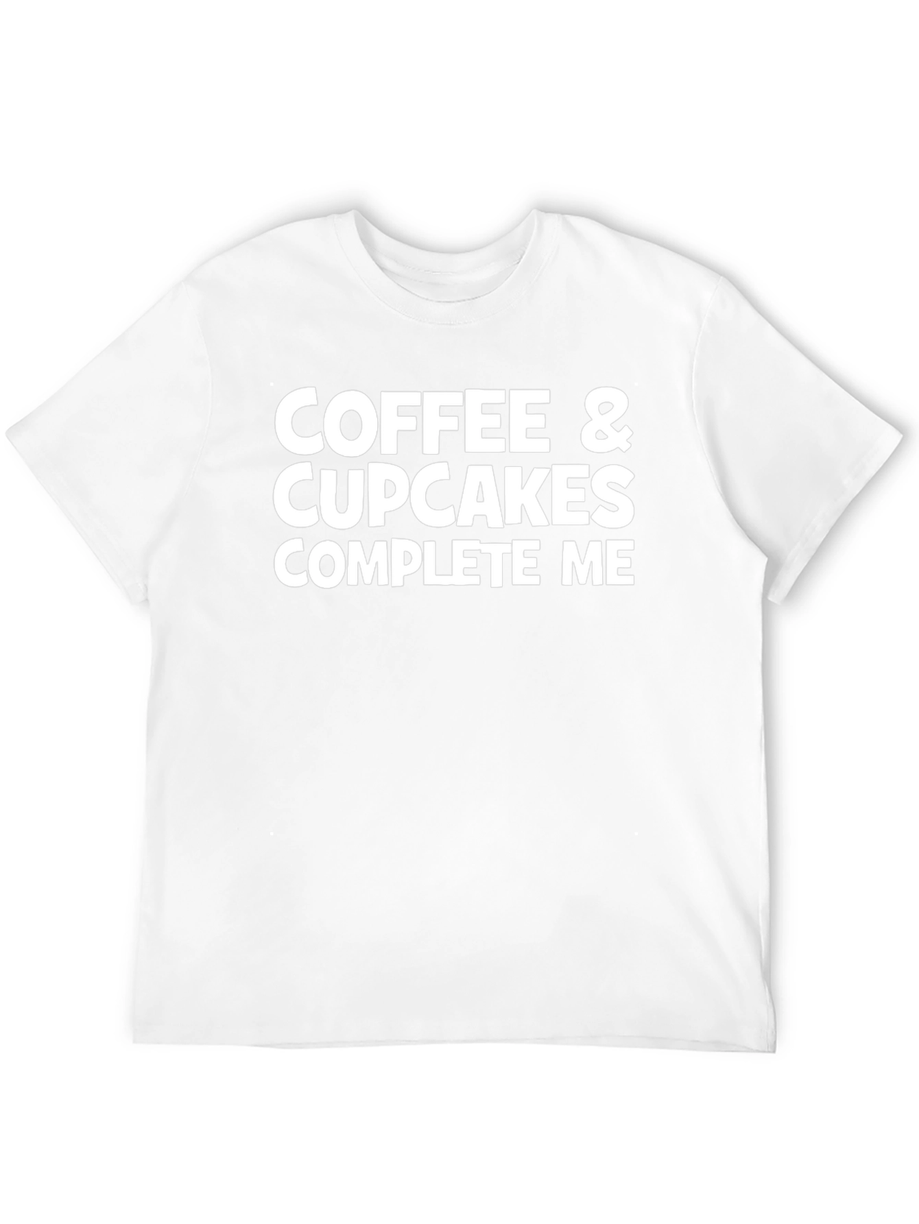 Camiseta Negra: Coffee & Cupcakes