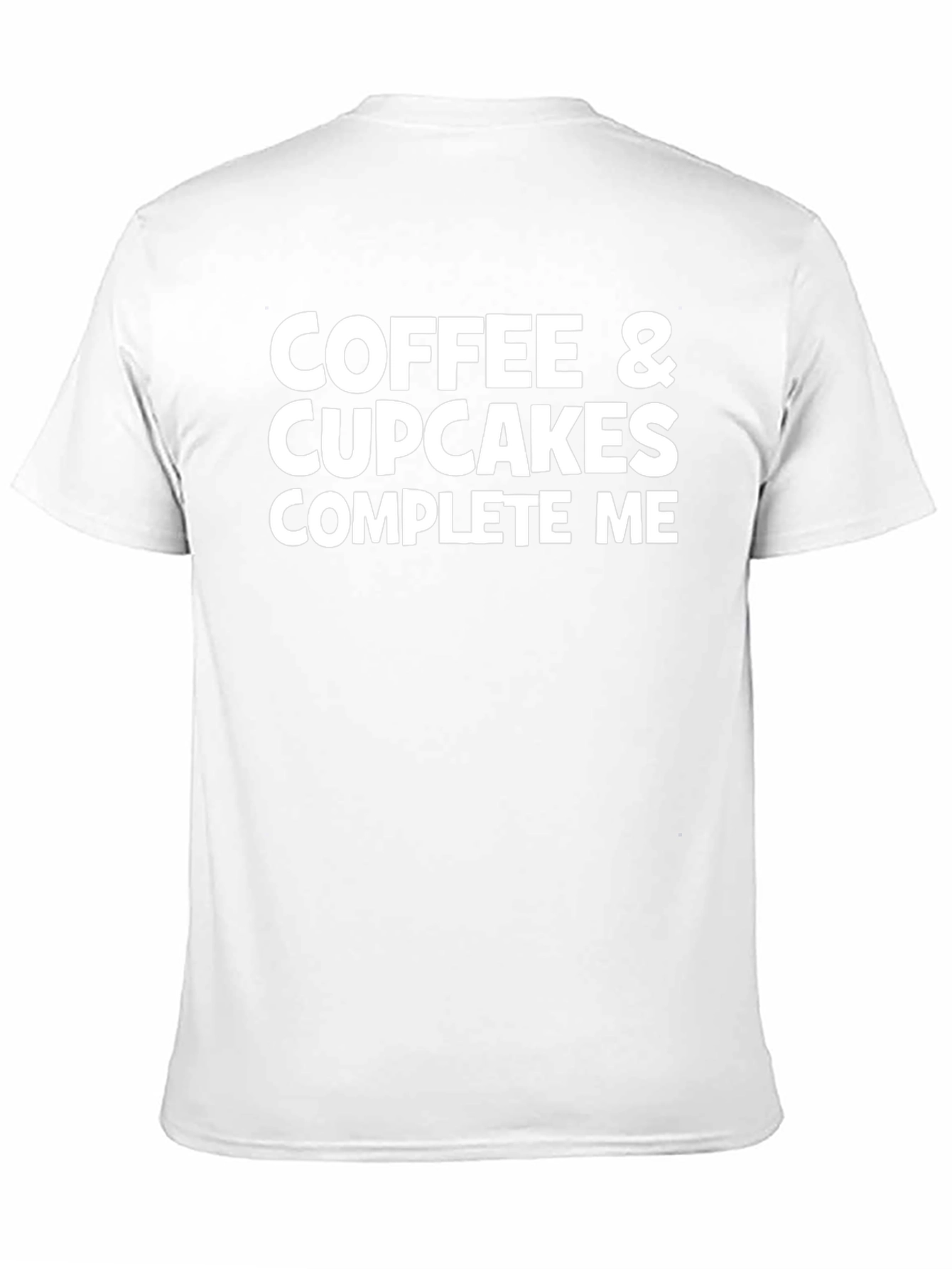 Camiseta Negra: Coffee & Cupcakes