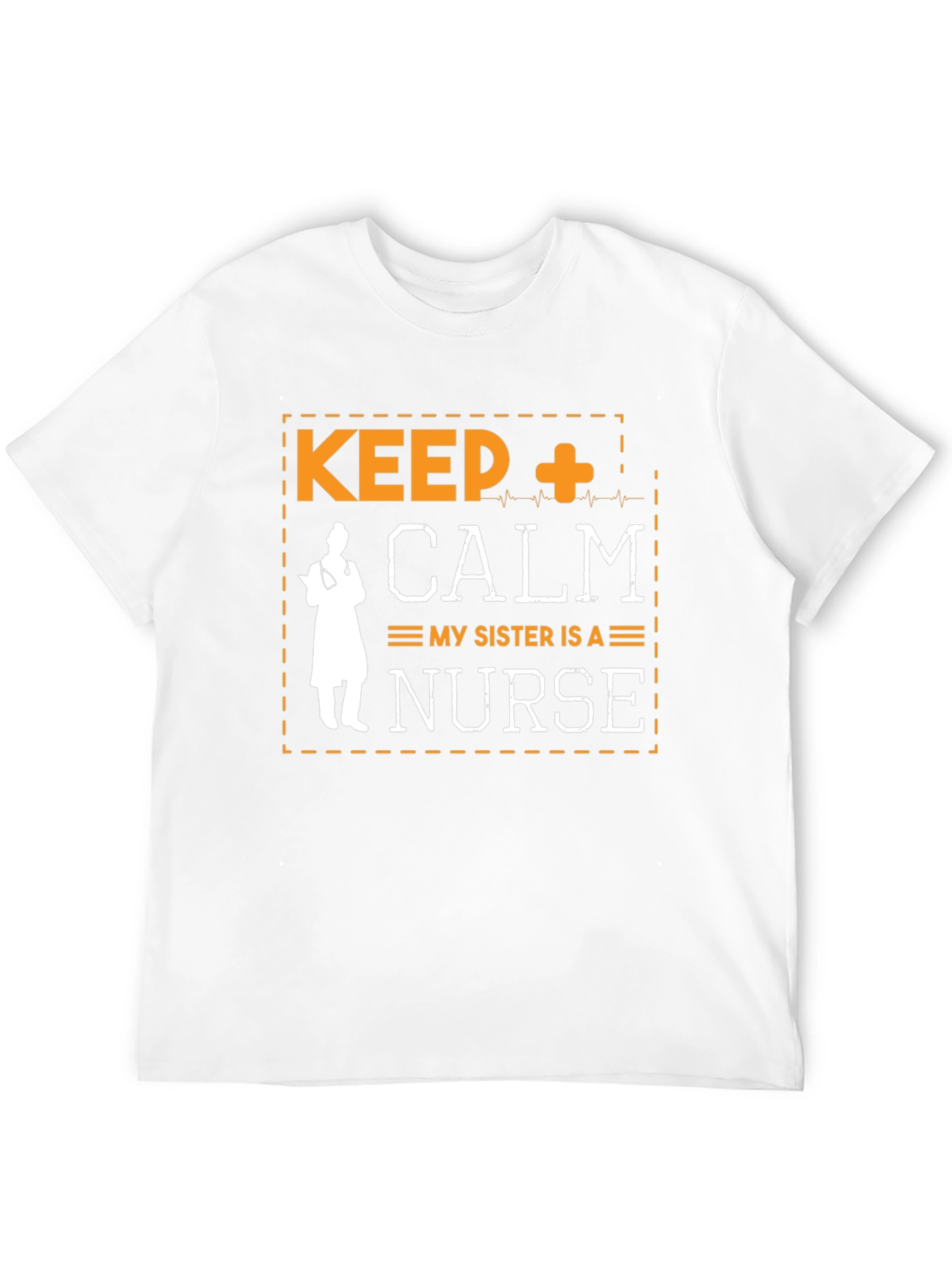 Camiseta Keep Calm My Sister Is A Nurse