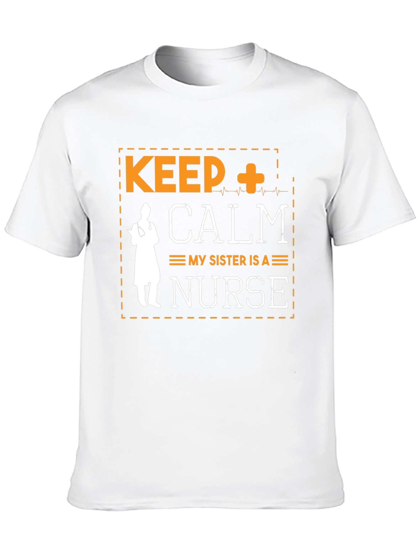 Camiseta Keep Calm My Sister Is A Nurse