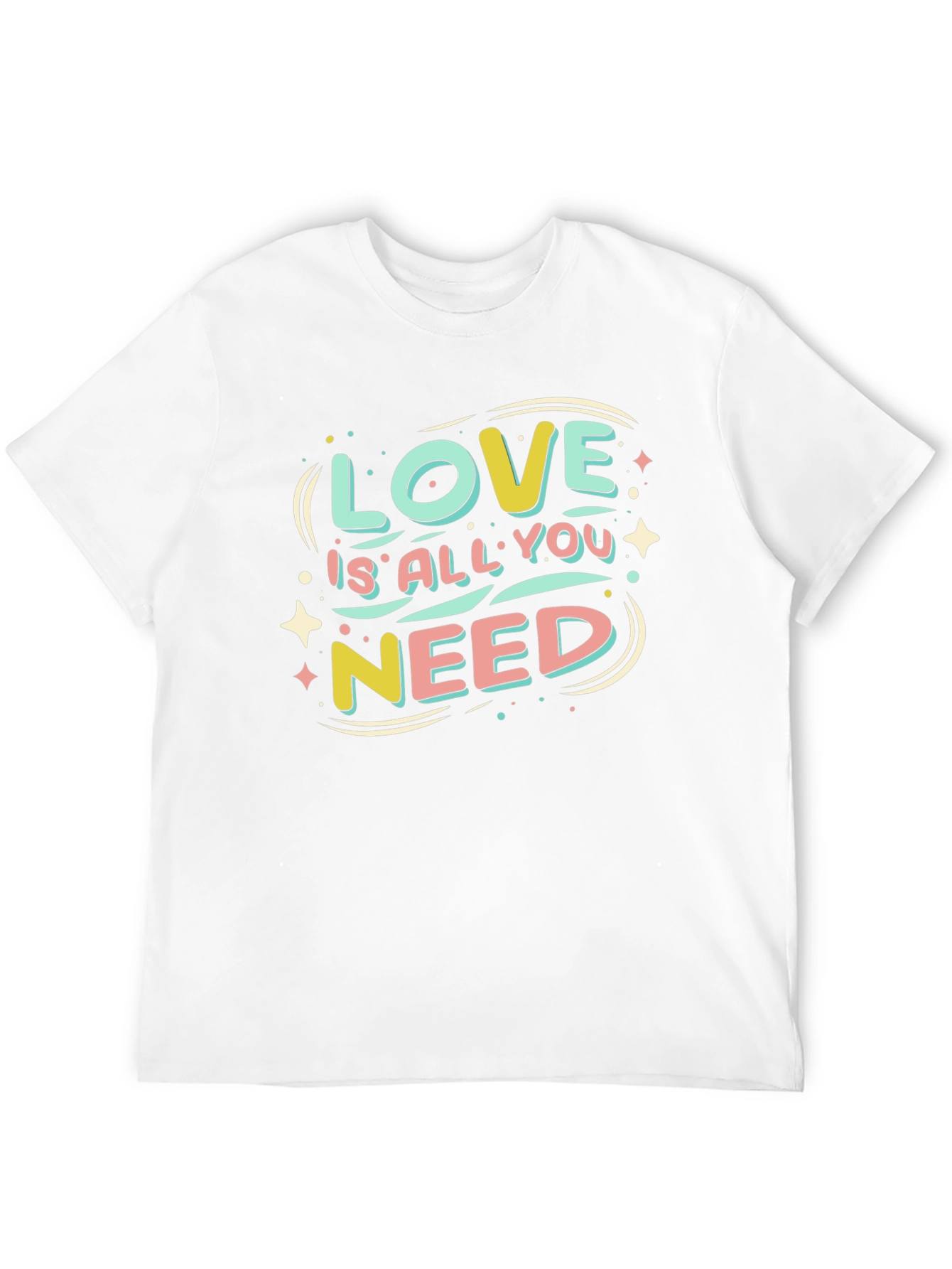 Camiseta Negra Love is All You Need