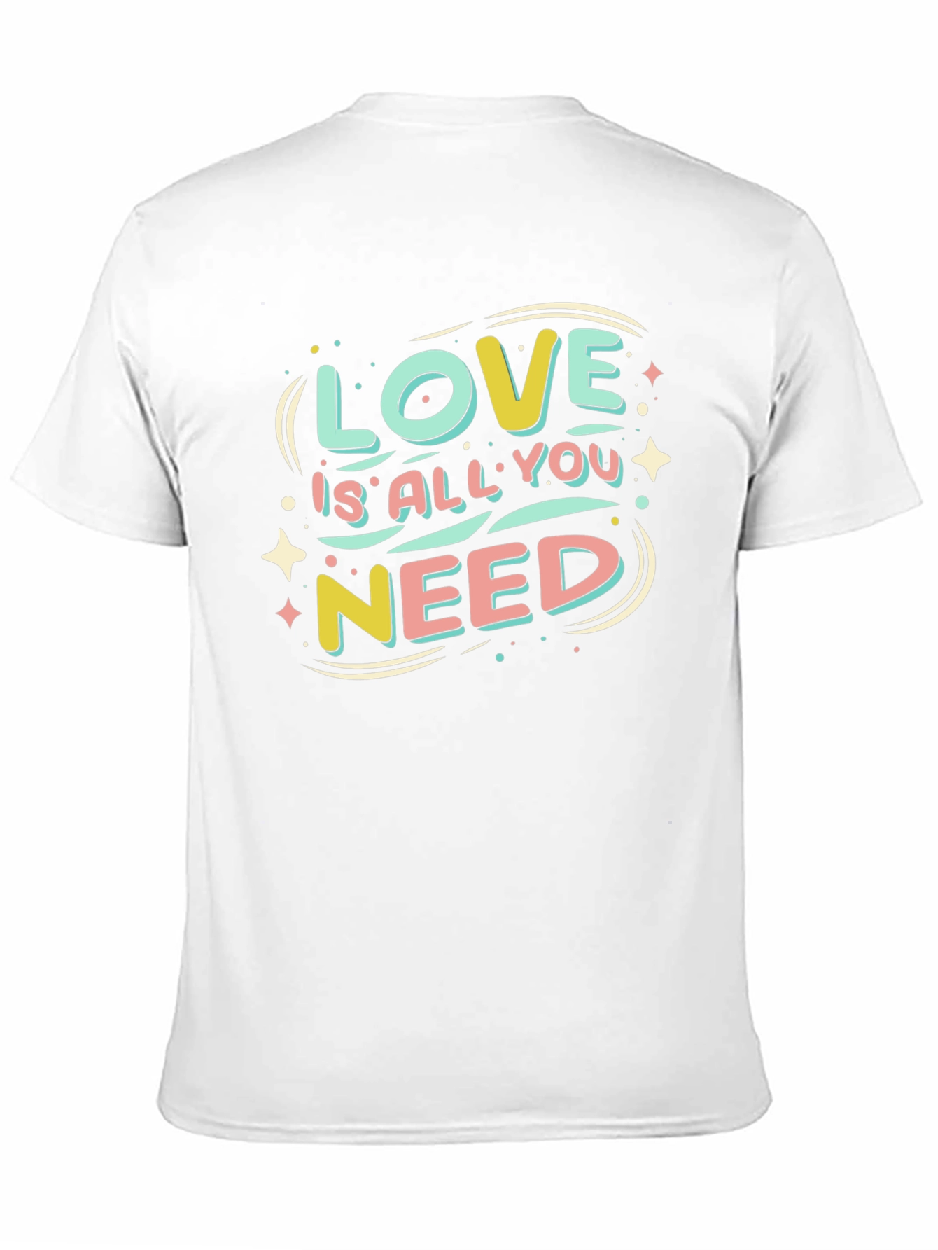 Camiseta Negra Love is All You Need