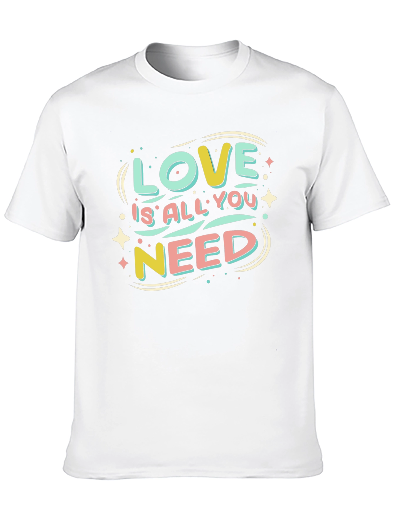 Camiseta Negra Love is All You Need