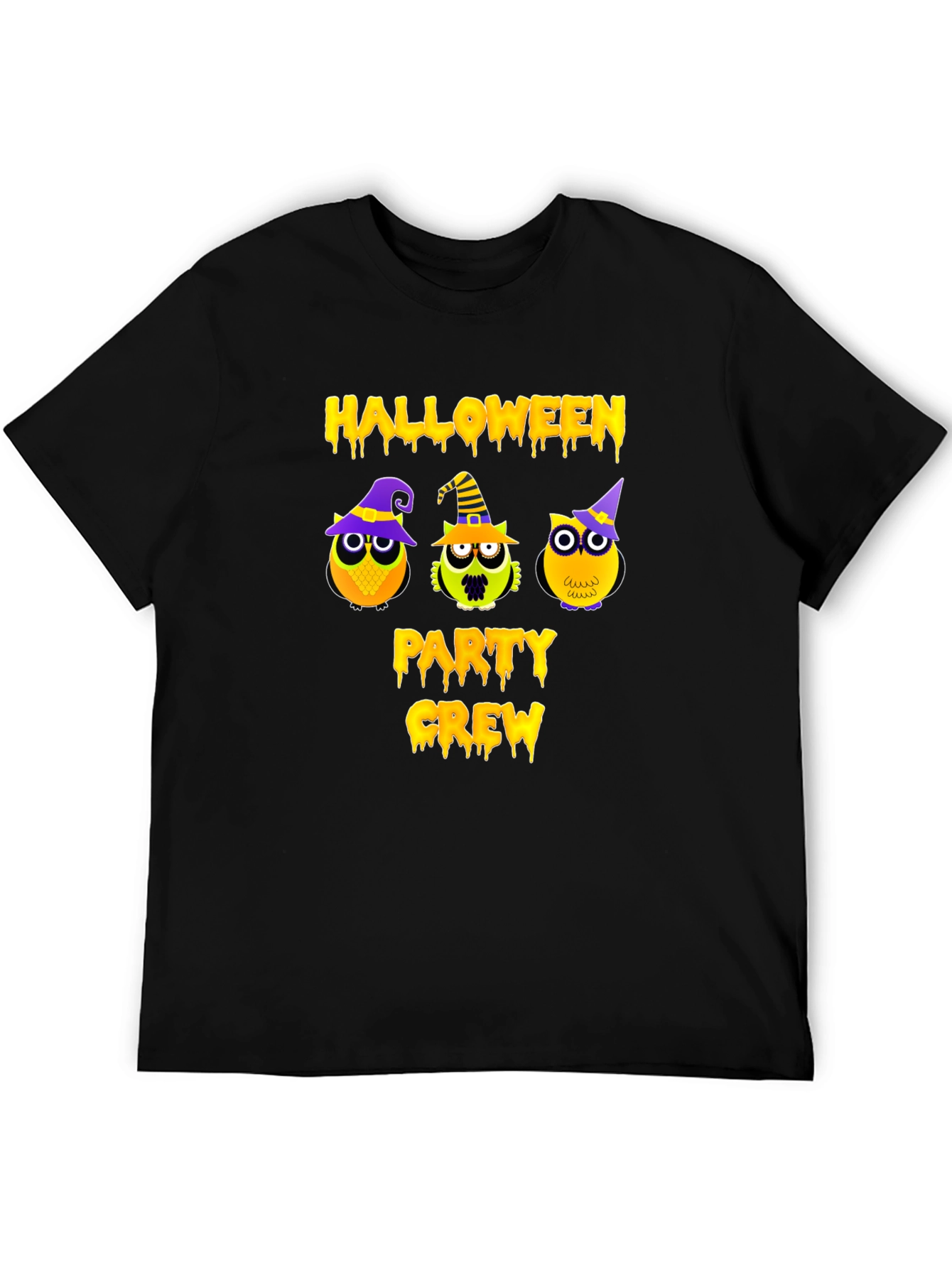 Camiseta Halloween Party Crew Owls