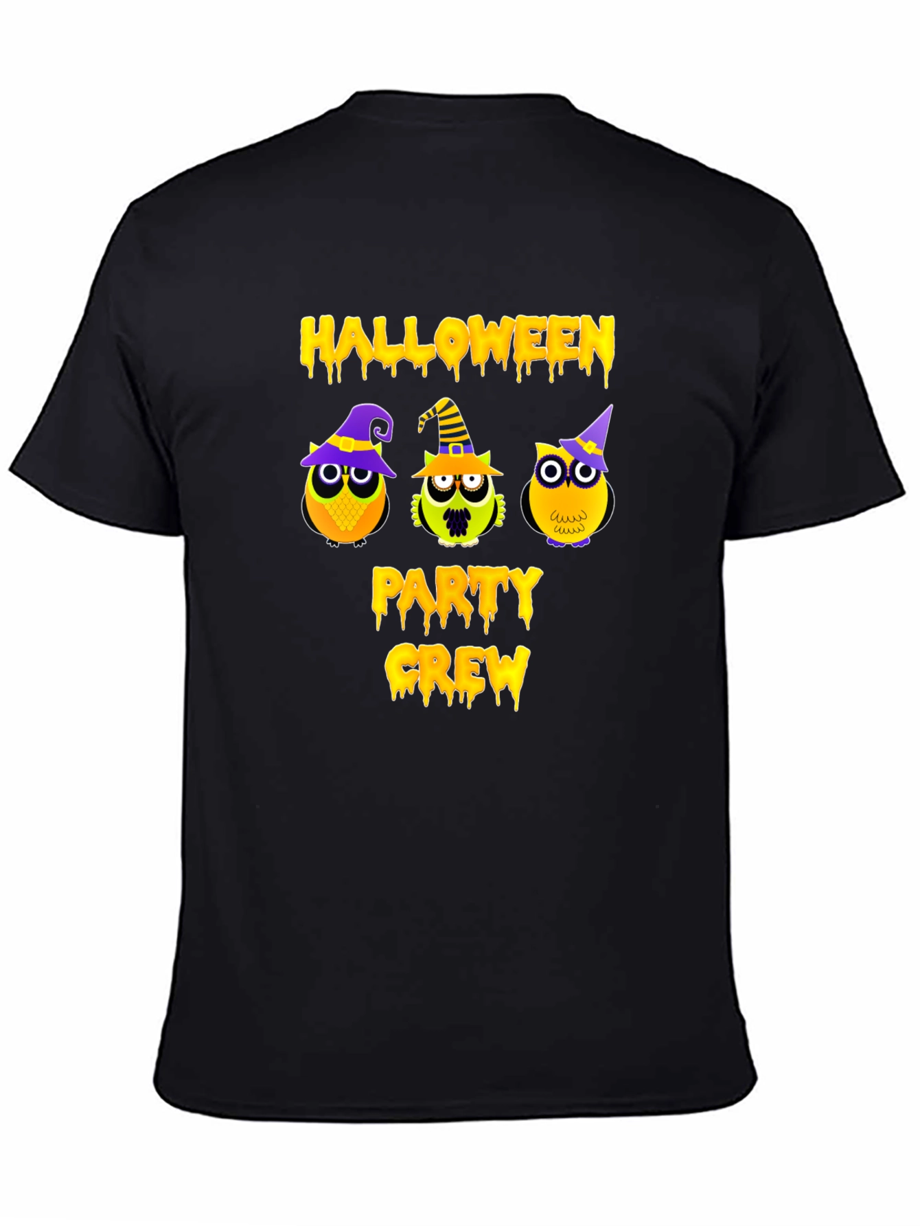 Camiseta Halloween Party Crew Owls