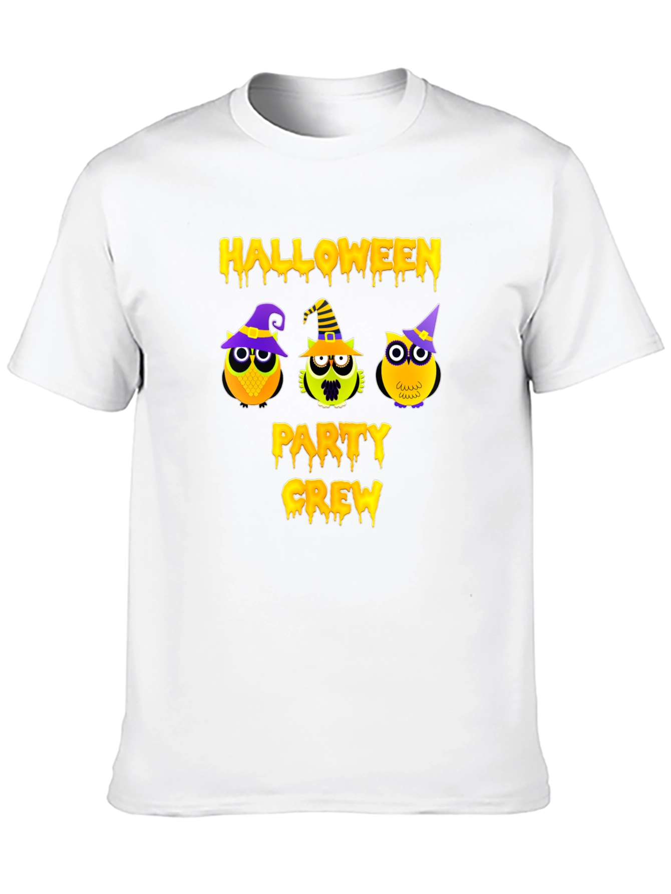 Camiseta Halloween Party Crew Owls