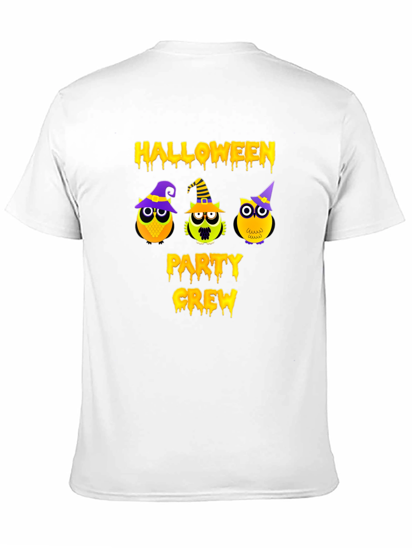 Camiseta Halloween Party Crew Owls